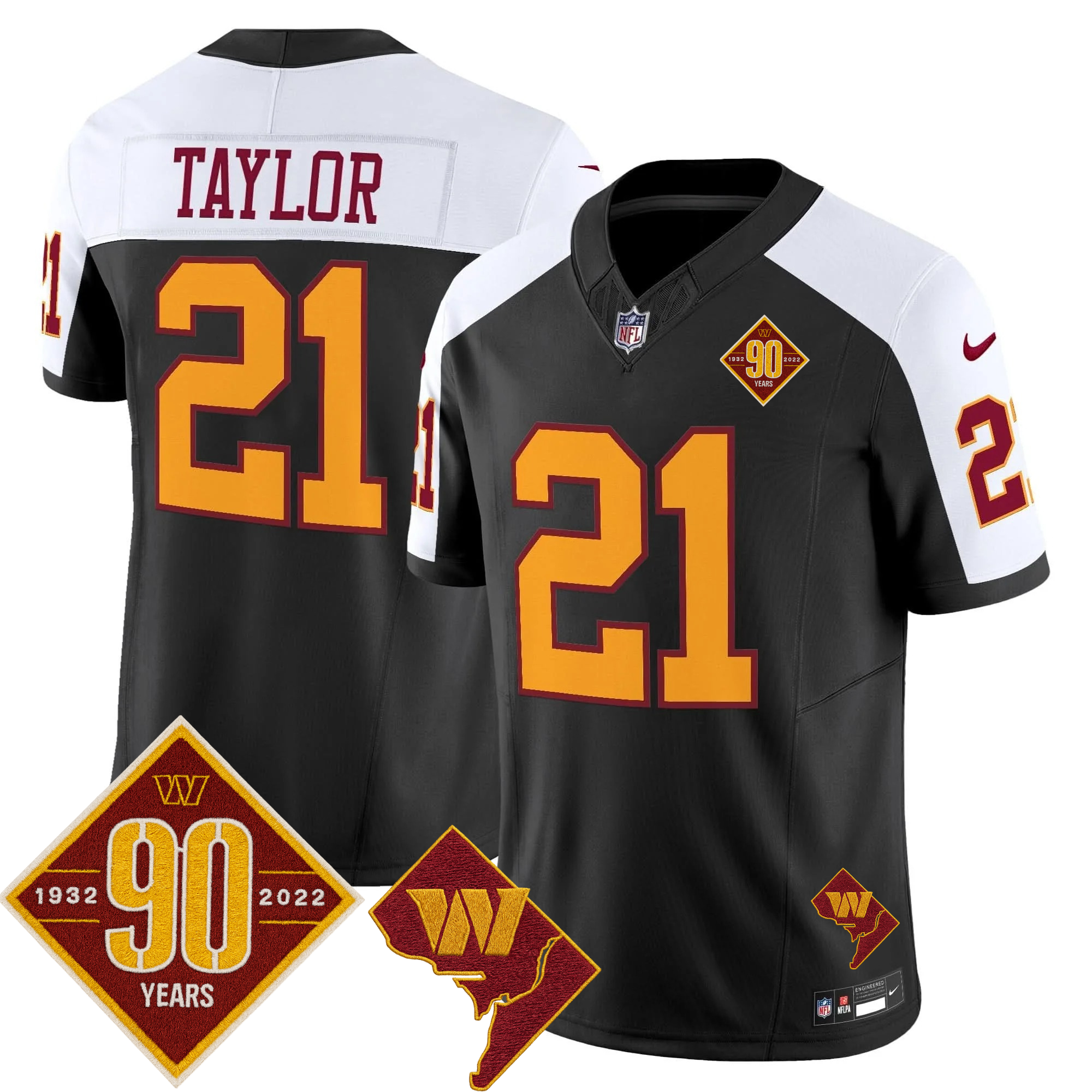 Washington Commanders Throwback Vapor Limited Jersey - All Stitched - Limited Jersey | NFL Jersey Washington Commanders Throwback Vapor Limited Jersey - All Stitched - Limited Jersey | NFL Jersey