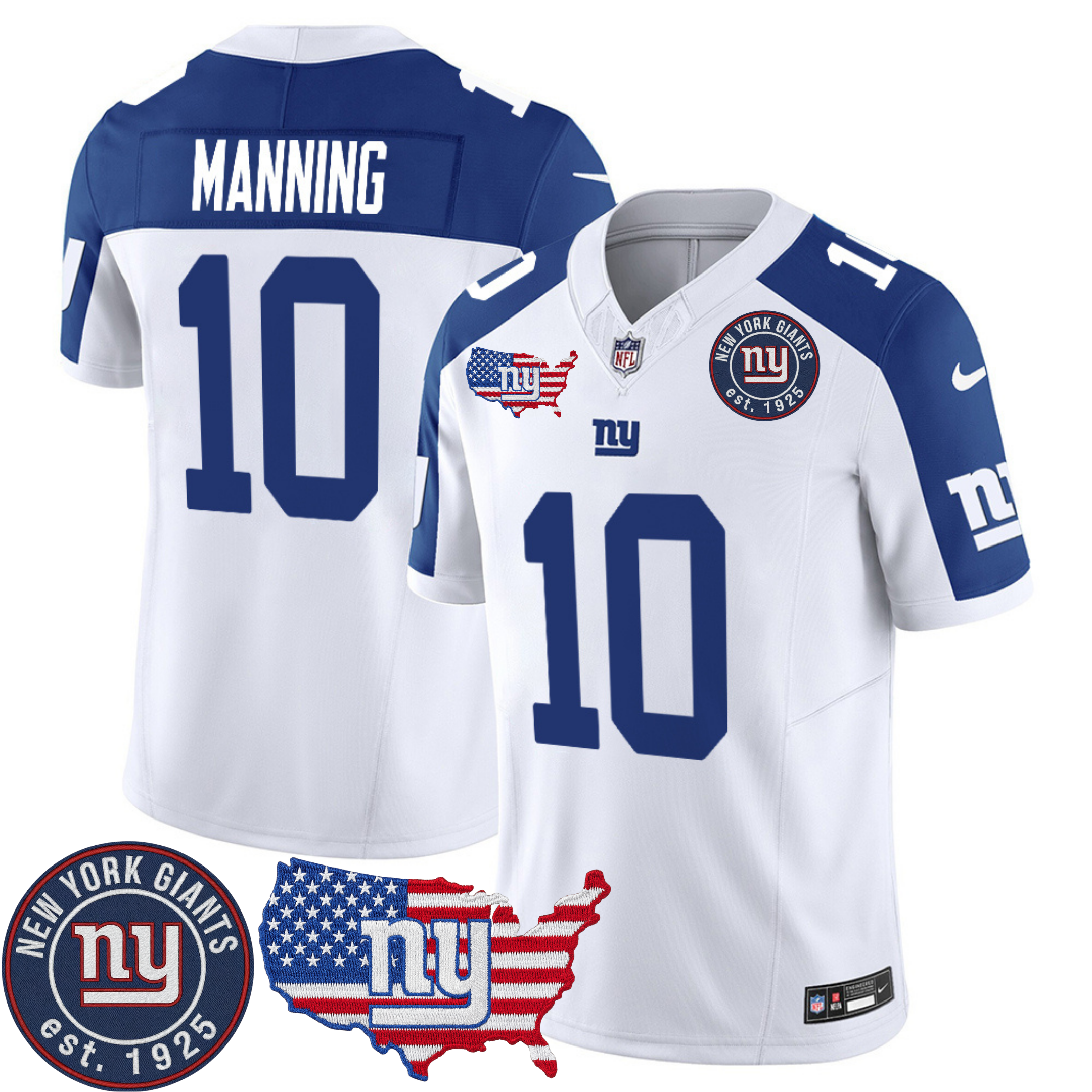 New York Giants Patch Vapor Jersey – All Stitched | NFL Jersey New York Giants Patch Vapor Jersey – All Stitched | NFL Jersey
