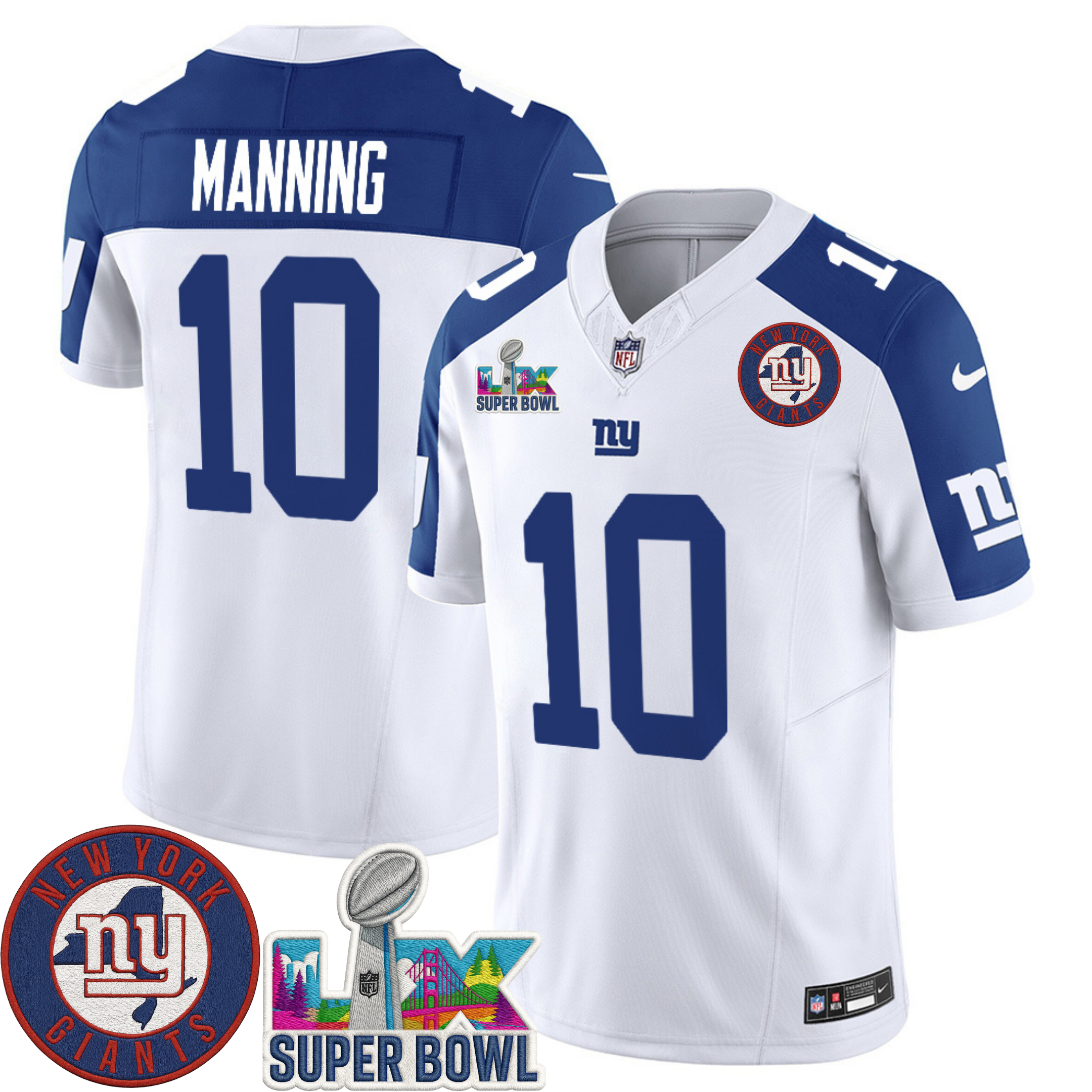 New York Giants NYG LIX Super Bowl Patch Vapor Jersey – All Stitched | NFL Jersey New York Giants NYG LIX Super Bowl Patch Vapor Jersey – All Stitched | NFL Jersey