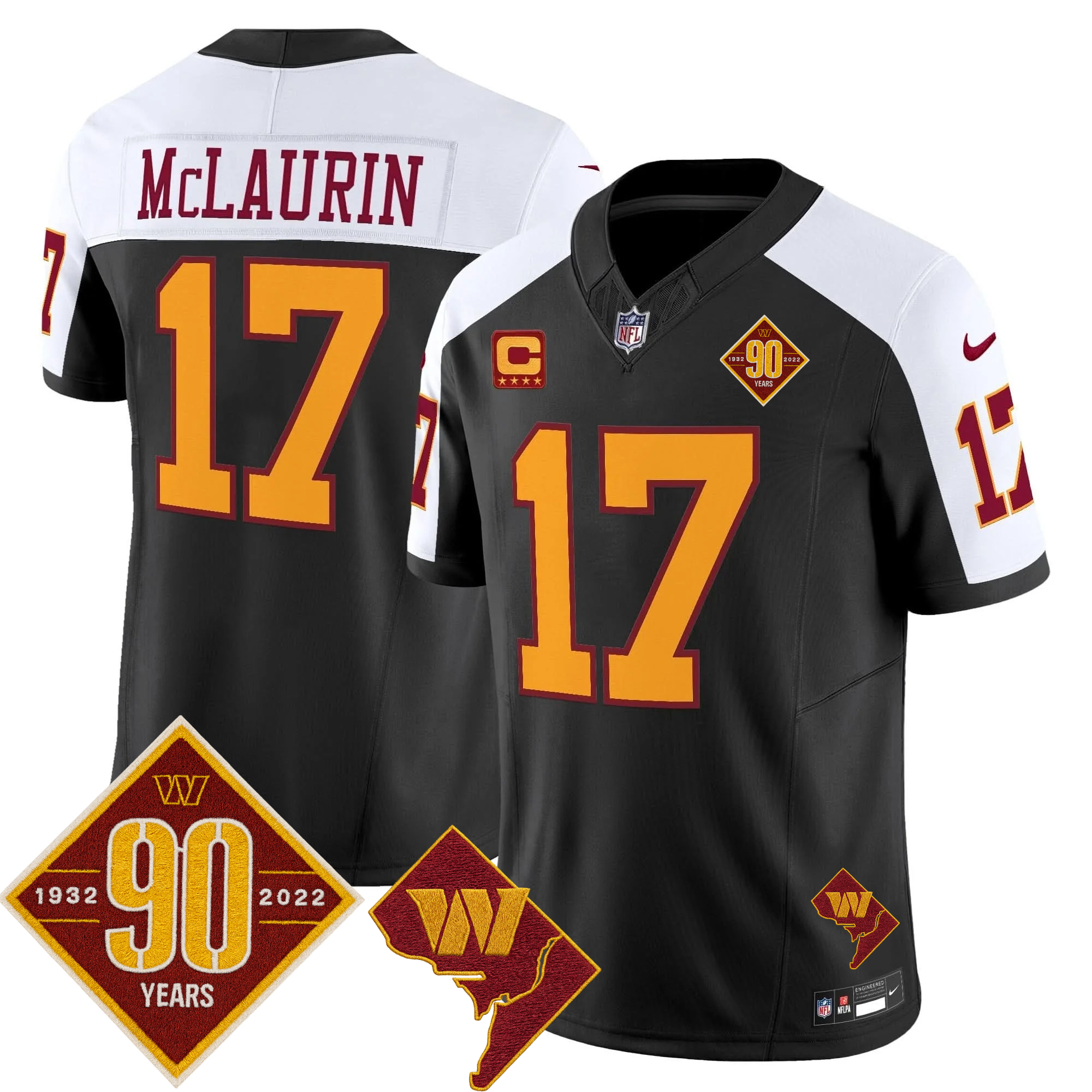 Washington Commanders Throwback Vapor Limited Jersey - All Stitched - Limited Jersey | NFL Jersey Washington Commanders Throwback Vapor Limited Jersey - All Stitched - Limited Jersey | NFL Jersey