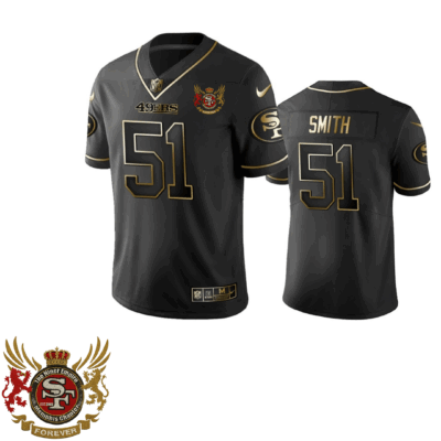San Francisco 49ers Black Golden Edition 2019 Vapor Untouchable Limited Jersey – All Stitched | NFL Jersey