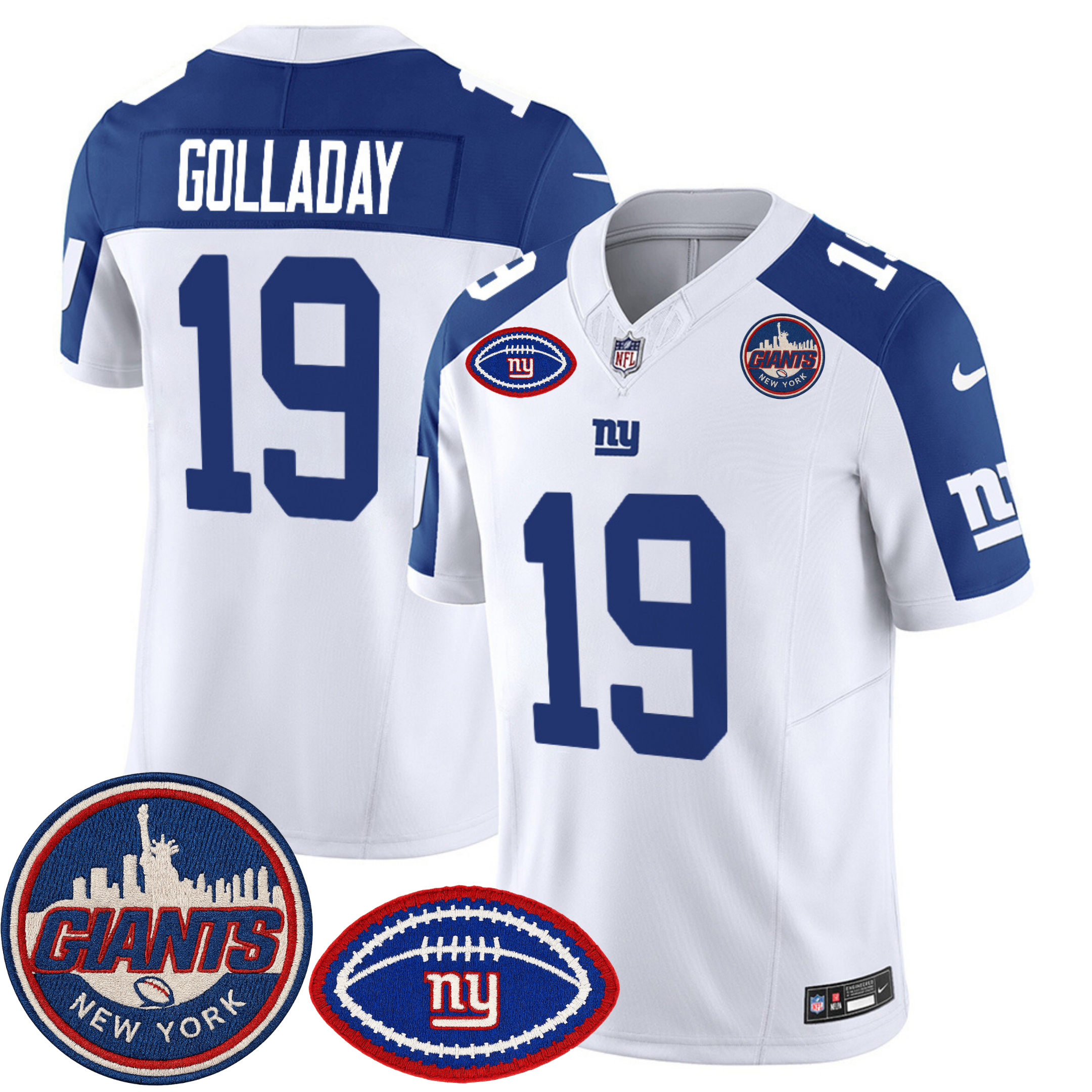 New York Giants NY Patch Commemorative Vapor Jersey – All Stitched | NFL Jersey New York Giants NY Patch Commemorative Vapor Jersey – All Stitched | NFL Jersey