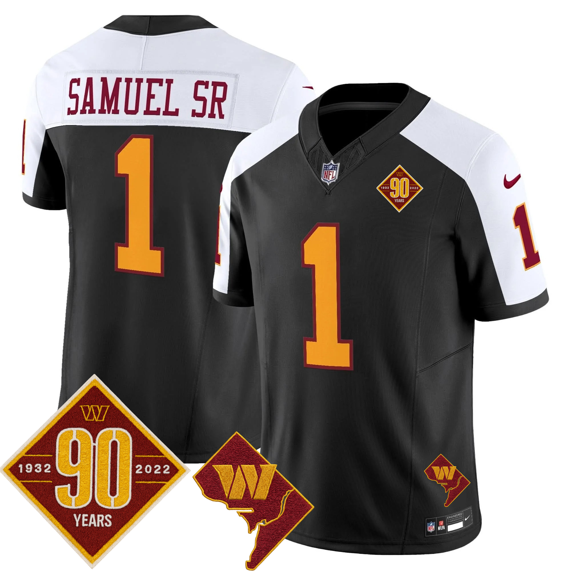 Washington Commanders Throwback Vapor Limited Jersey - All Stitched - Limited Jersey | NFL Jersey Washington Commanders Throwback Vapor Limited Jersey - All Stitched - Limited Jersey | NFL Jersey