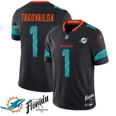 Miami Dolphins Pitch Blue 2025 Rivalries Collection Limited Jersey - All Stitched - Limited Jersey | NFL Jersey