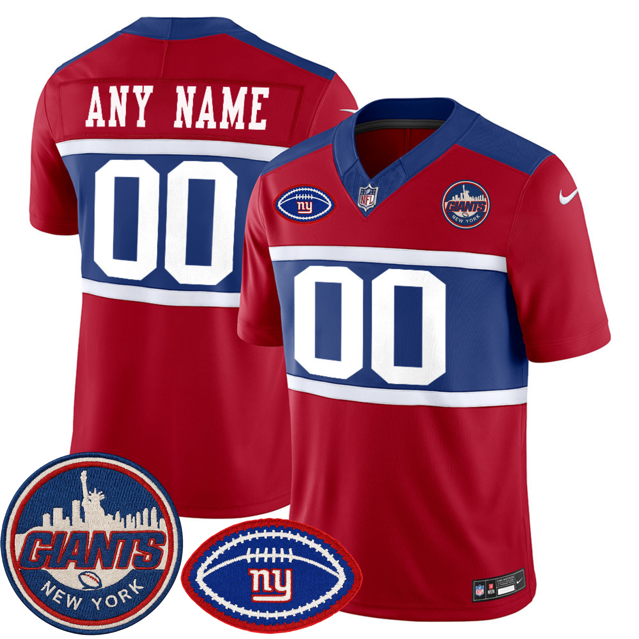 New York Giants NY Patch Commemorative Custom Vapor Jersey – All Stitched | NFL Jersey New York Giants NY Patch Commemorative Custom Vapor Jersey – All Stitched | NFL Jersey