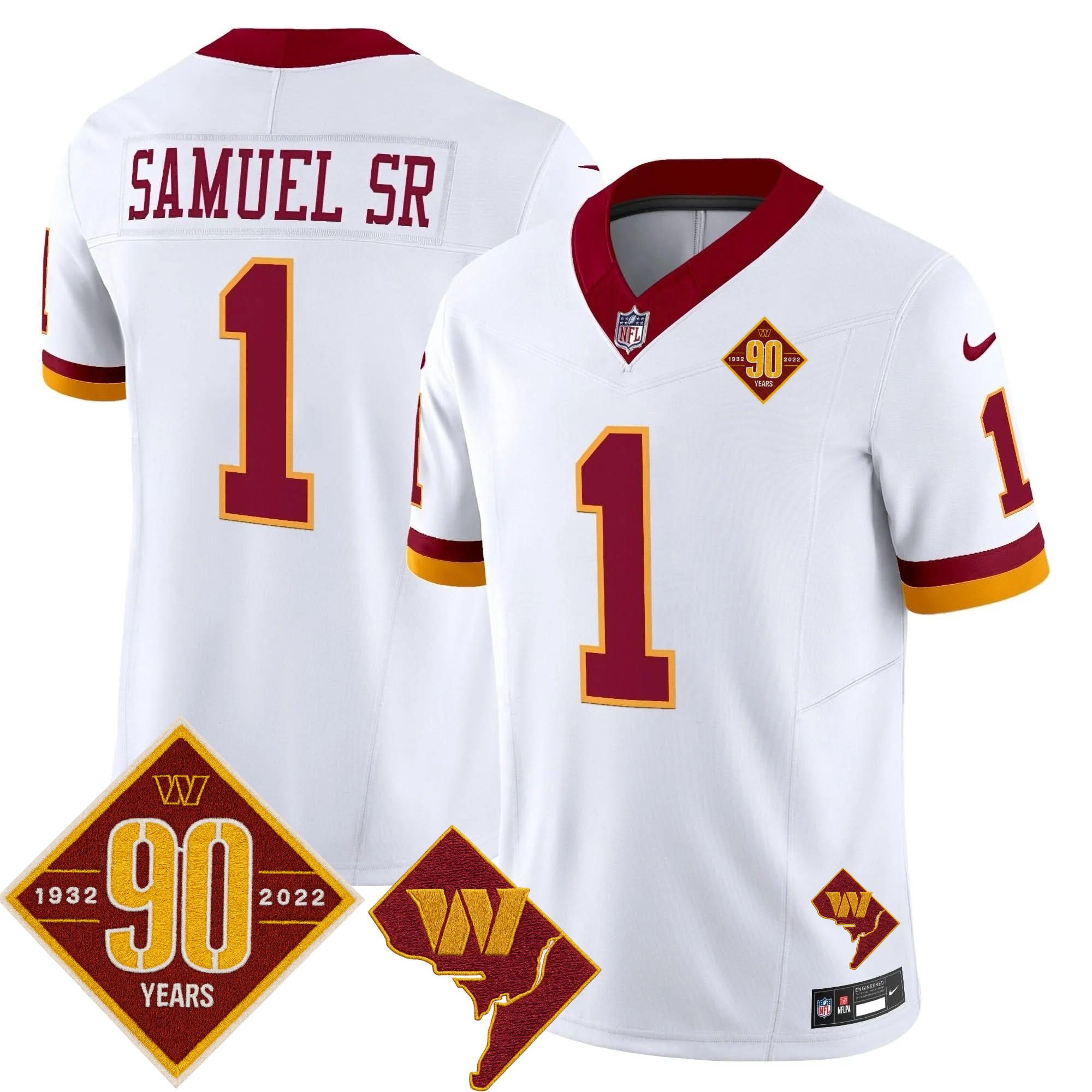 Washington Commanders Throwback Vapor Limited Jersey - All Stitched - Limited Jersey | NFL Jersey Washington Commanders Throwback Vapor Limited Jersey - All Stitched - Limited Jersey | NFL Jersey