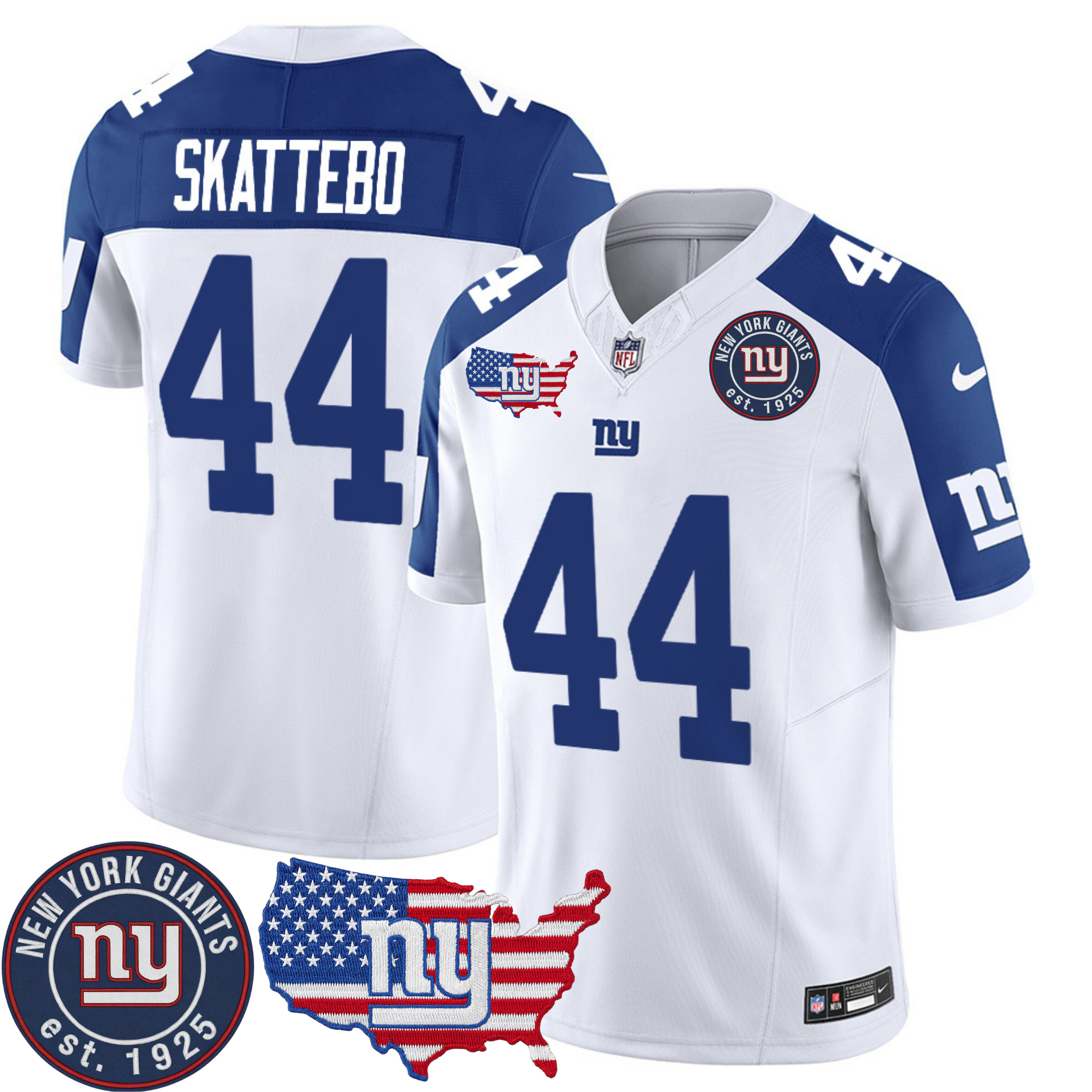 New York Giants Patch Vapor Jersey – All Stitched | NFL Jersey New York Giants Patch Vapor Jersey – All Stitched | NFL Jersey