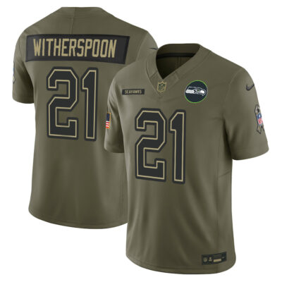 Seattle Seahawks Nike Olive 2025 Salute to Service Limited Jersey - All Stitched - Limited Jersey | NFL Jersey