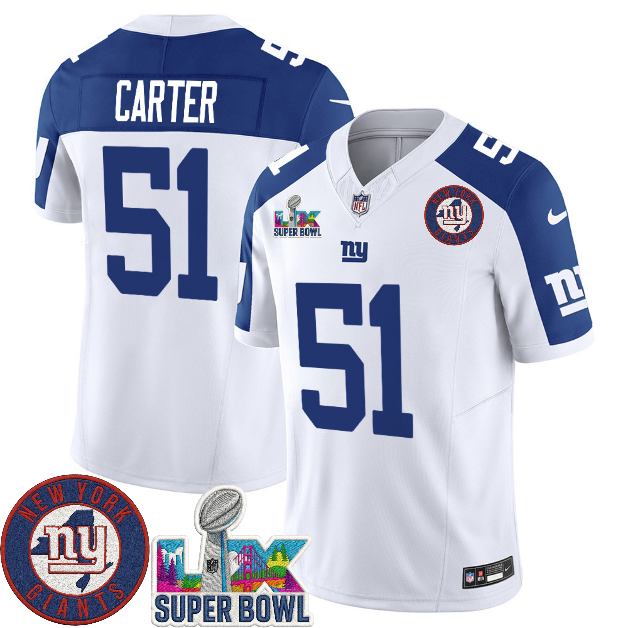 New York Giants NYG LIX Super Bowl Patch Vapor Jersey – All Stitched | NFL Jersey New York Giants NYG LIX Super Bowl Patch Vapor Jersey – All Stitched | NFL Jersey