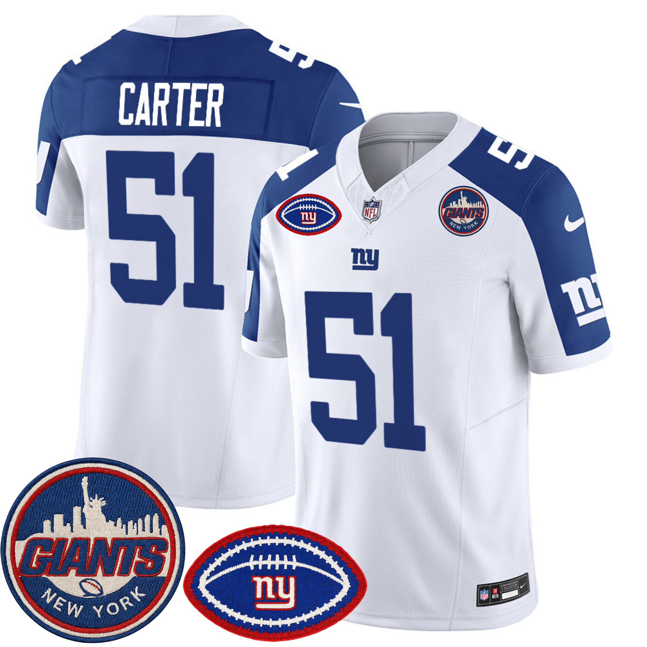 New York Giants NY Patch Commemorative Vapor Jersey – All Stitched | NFL Jersey New York Giants NY Patch Commemorative Vapor Jersey – All Stitched | NFL Jersey