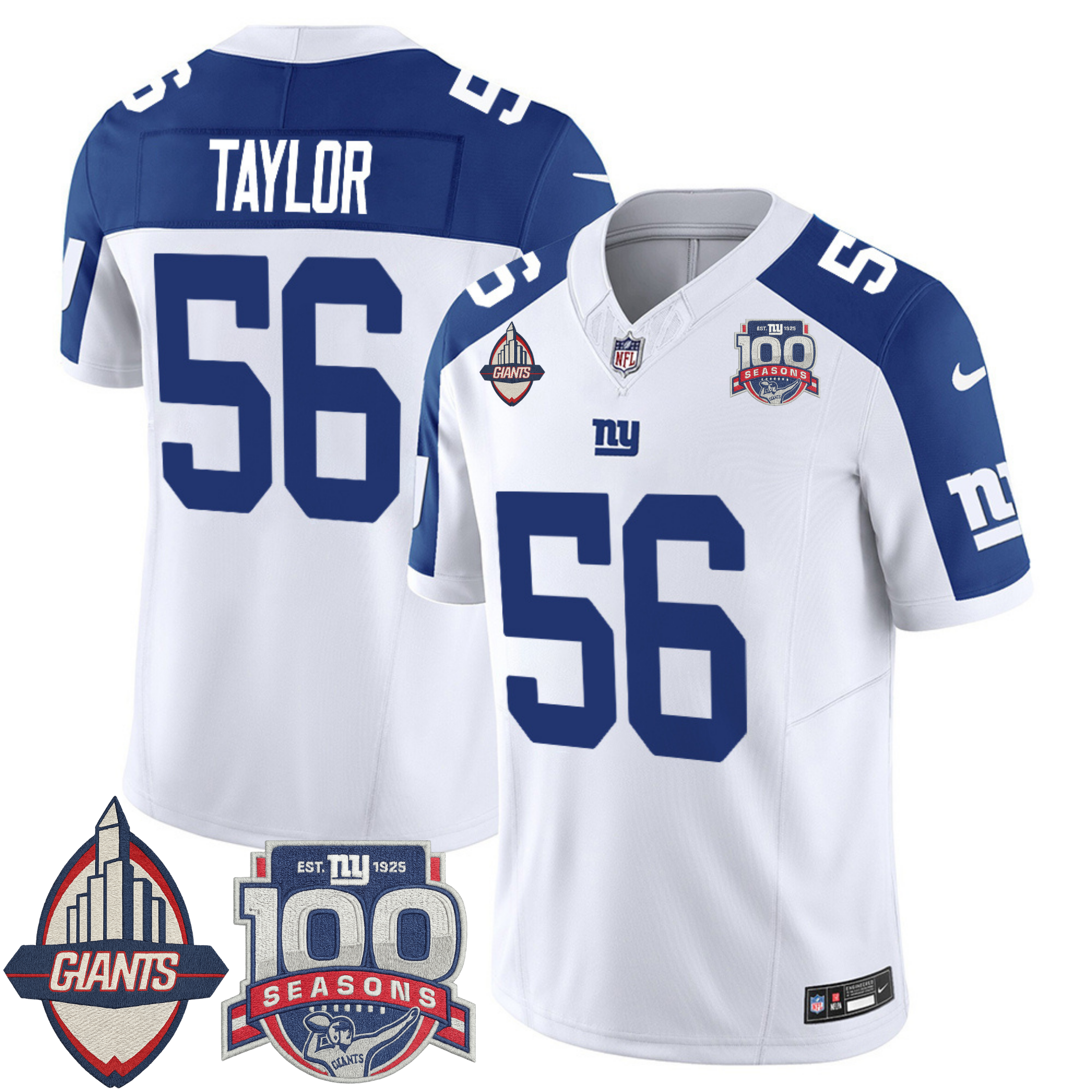 New York Giants Century Patch Commemorative Vapor Jersey – All Stitched | NFL Jersey New York Giants Century Patch Commemorative Vapor Jersey – All Stitched | NFL Jersey