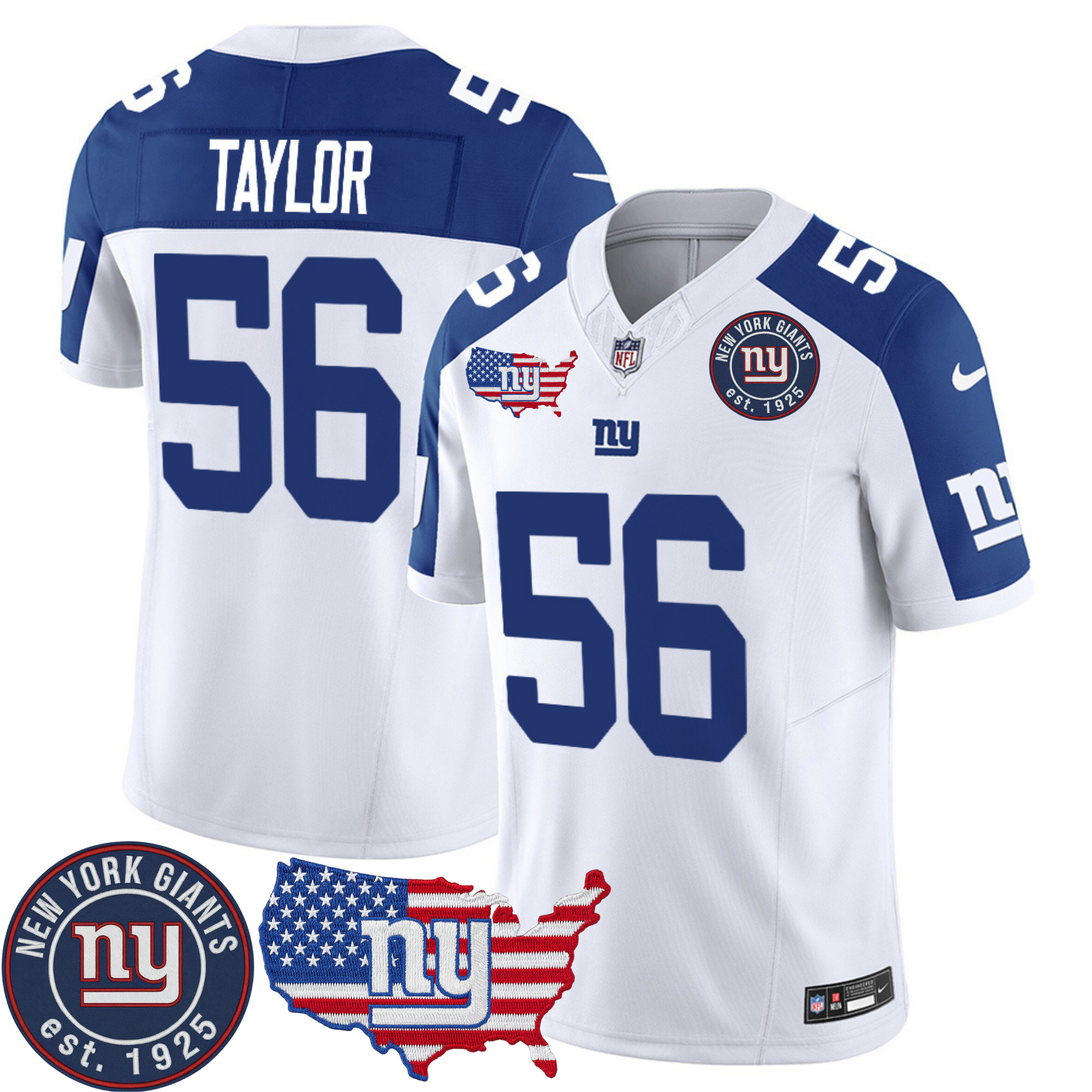 New York Giants Patch Vapor Jersey – All Stitched | NFL Jersey New York Giants Patch Vapor Jersey – All Stitched | NFL Jersey