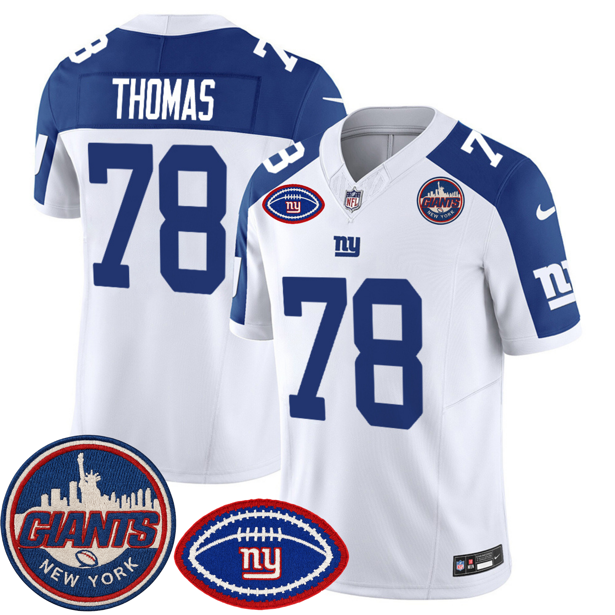 New York Giants NY Patch Commemorative Vapor Jersey – All Stitched | NFL Jersey New York Giants NY Patch Commemorative Vapor Jersey – All Stitched | NFL Jersey
