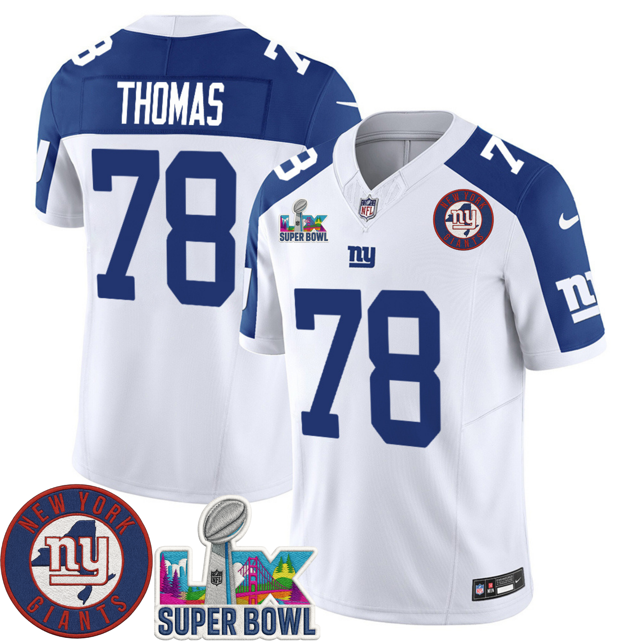 New York Giants NYG LIX Super Bowl Patch Vapor Jersey – All Stitched | NFL Jersey New York Giants NYG LIX Super Bowl Patch Vapor Jersey – All Stitched | NFL Jersey