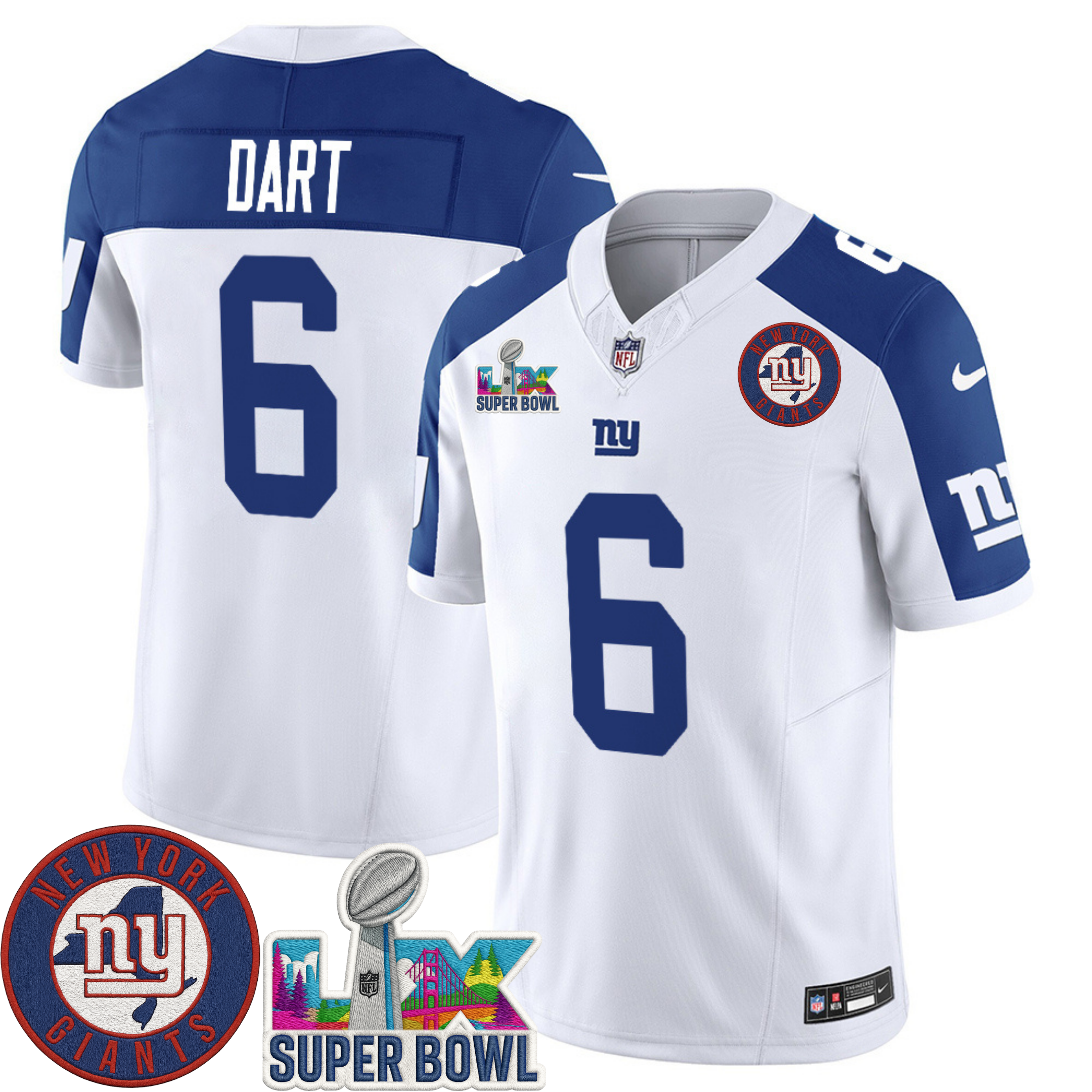 New York Giants NYG LIX Super Bowl Patch Vapor Jersey – All Stitched | NFL Jersey New York Giants NYG LIX Super Bowl Patch Vapor Jersey – All Stitched | NFL Jersey
