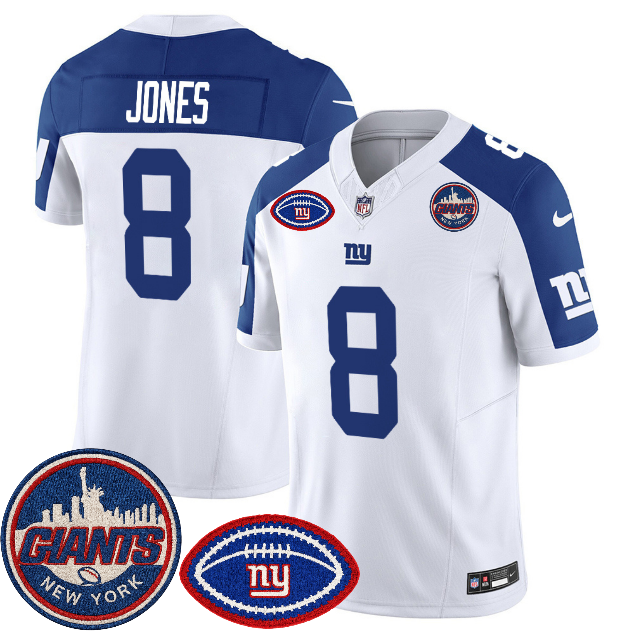 New York Giants NY Patch Commemorative Vapor Jersey – All Stitched | NFL Jersey New York Giants NY Patch Commemorative Vapor Jersey – All Stitched | NFL Jersey