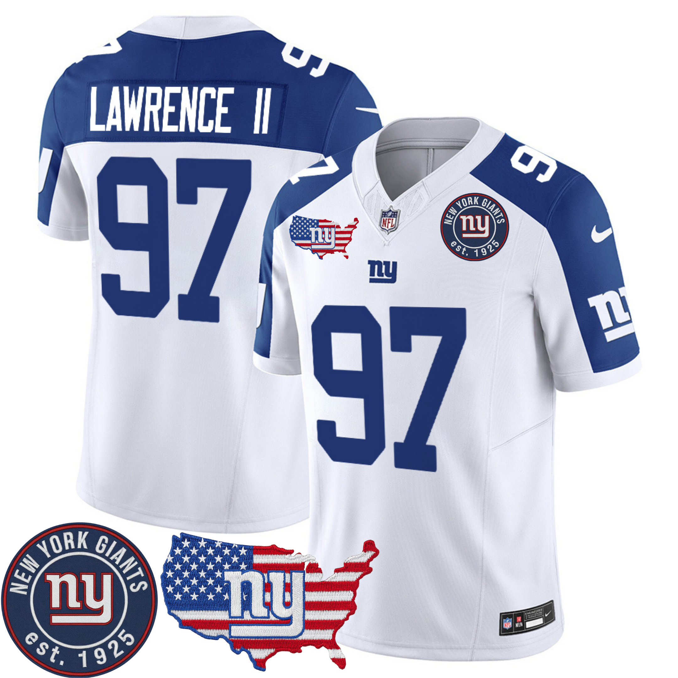 New York Giants Patch Vapor Jersey – All Stitched | NFL Jersey New York Giants Patch Vapor Jersey – All Stitched | NFL Jersey