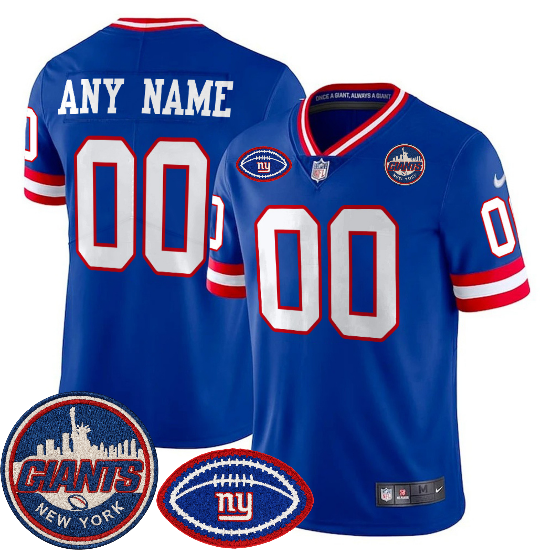 New York Giants NY Patch Commemorative Custom Vapor Jersey – All Stitched | NFL Jersey New York Giants NY Patch Commemorative Custom Vapor Jersey – All Stitched | NFL Jersey