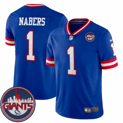 New York Giants State Patch Vapor Limited Jersey - All Stitched - Limited Jersey | NFL Jersey