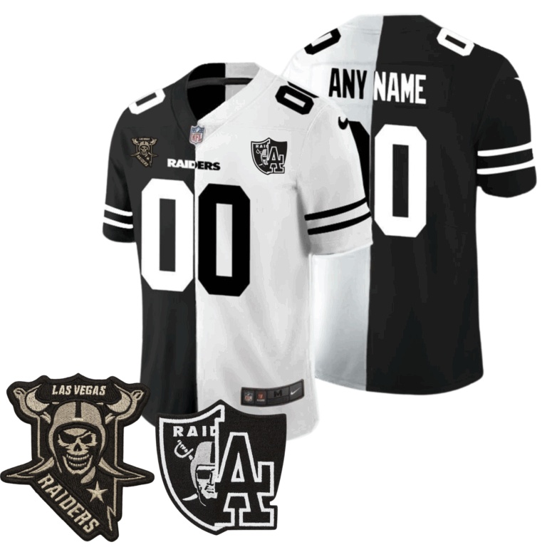Las Vegas Raiders Custom Game Jersey LA Raiders Patch - All Stitched | NFL Jersey