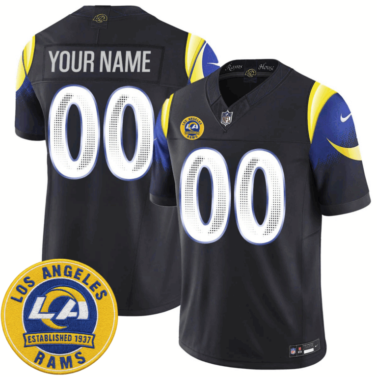 Los Angeles Rams 2025 Limited Custom Jersey - All Stitched | NFL Jersey