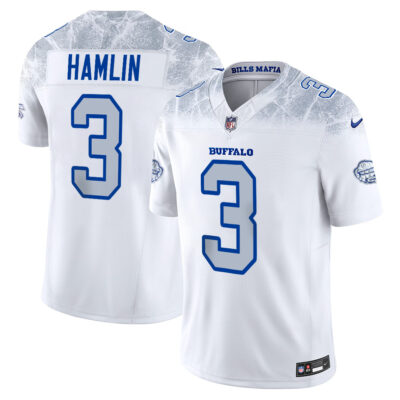 Buffalo Bills White 2025 Rivalries Collection Limited Jersey - All Stitched - Limited Jersey | NFL Jersey