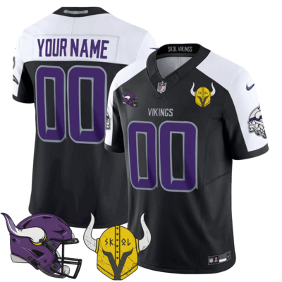 Vikings Vapor Limited Jersey Vikings Helmet Patch Limited Custom Jersey – All Stitched | NFL Jersey