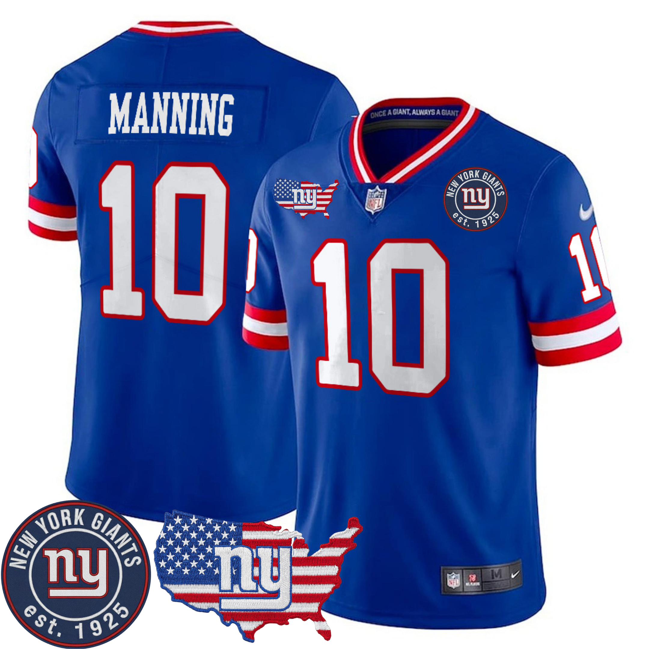 New York Giants Patch Vapor Jersey – All Stitched | NFL Jersey New York Giants Patch Vapor Jersey – All Stitched | NFL Jersey