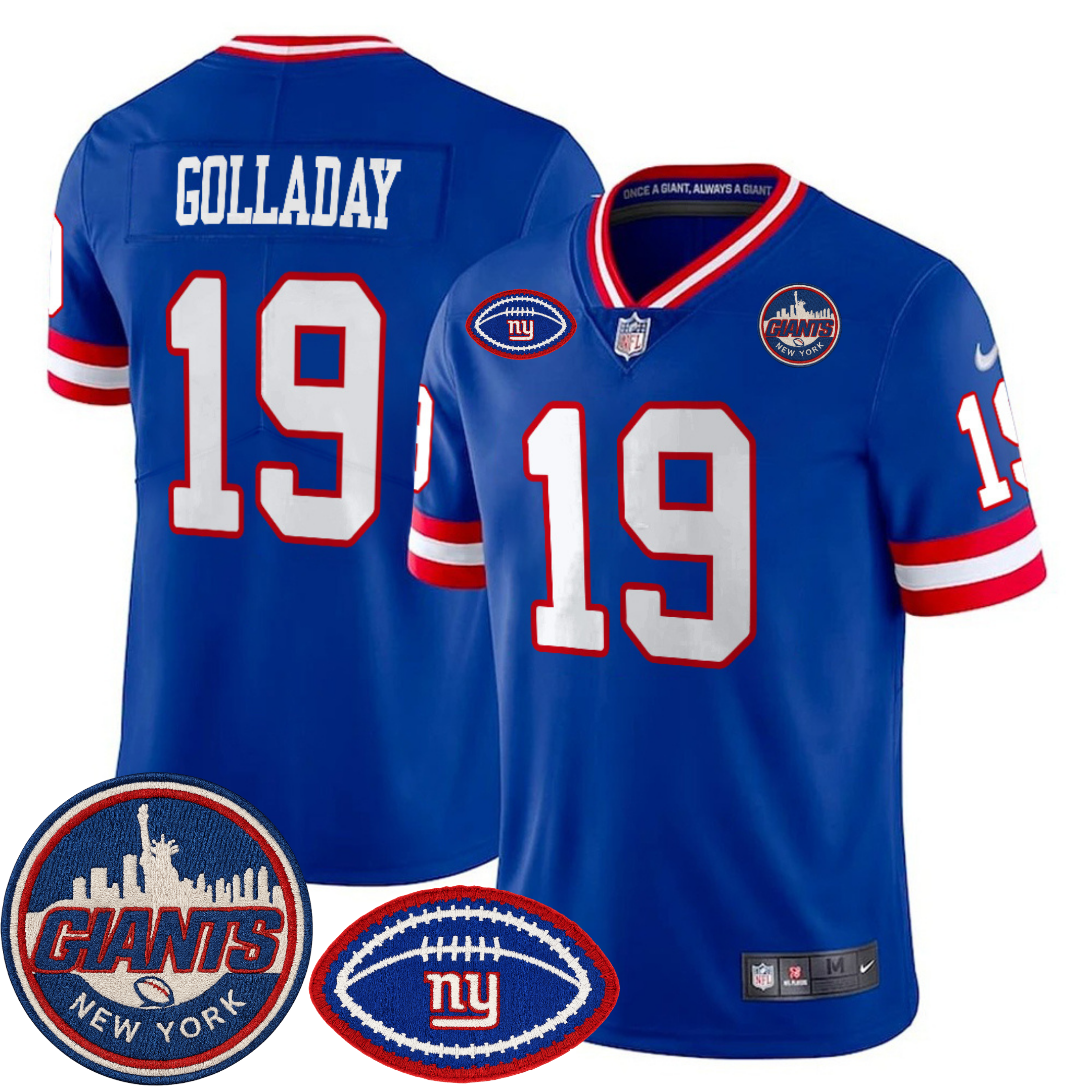 New York Giants NY Patch Commemorative Vapor Jersey – All Stitched | NFL Jersey New York Giants NY Patch Commemorative Vapor Jersey – All Stitched | NFL Jersey
