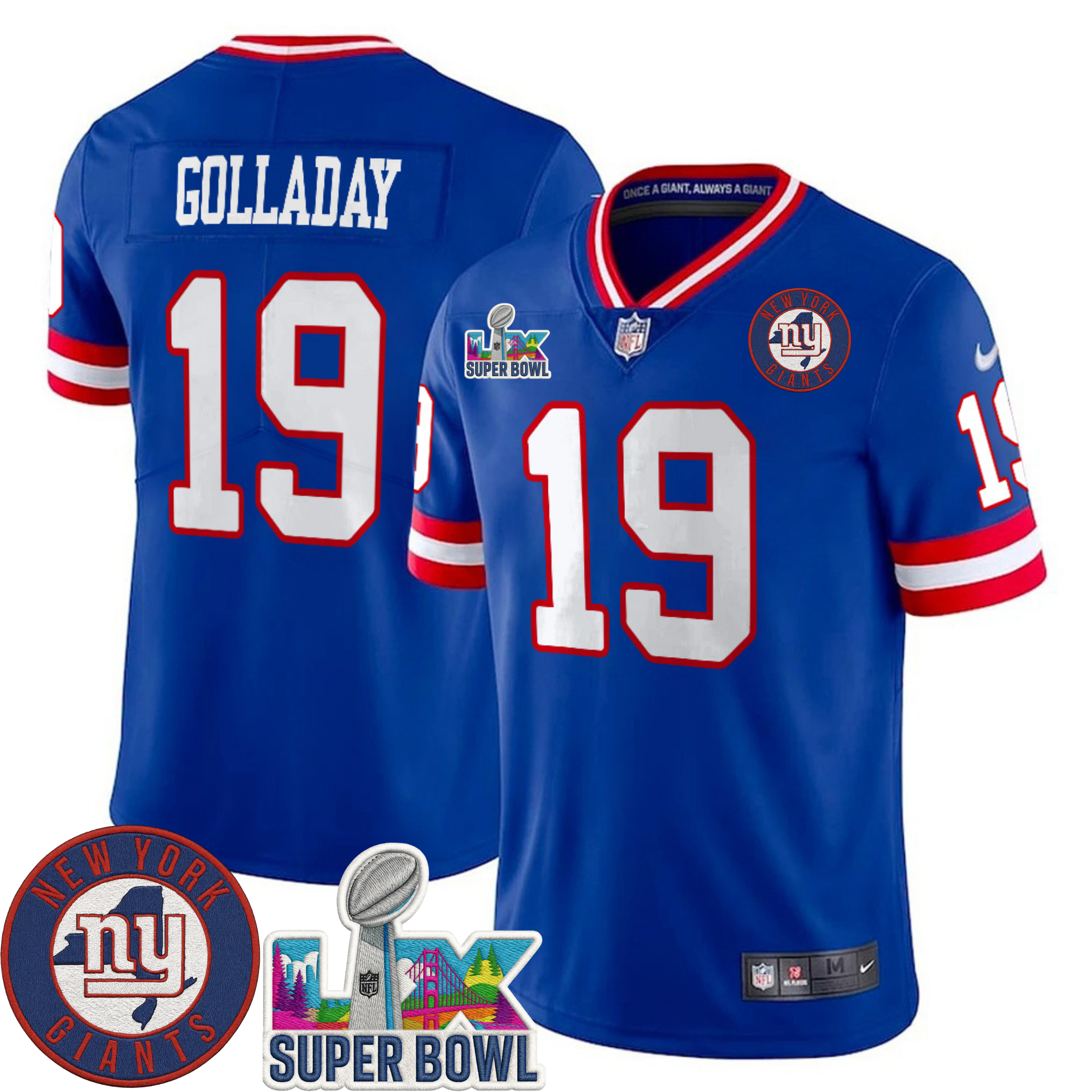 New York Giants NYG LIX Super Bowl Patch Vapor Jersey – All Stitched | NFL Jersey New York Giants NYG LIX Super Bowl Patch Vapor Jersey – All Stitched | NFL Jersey