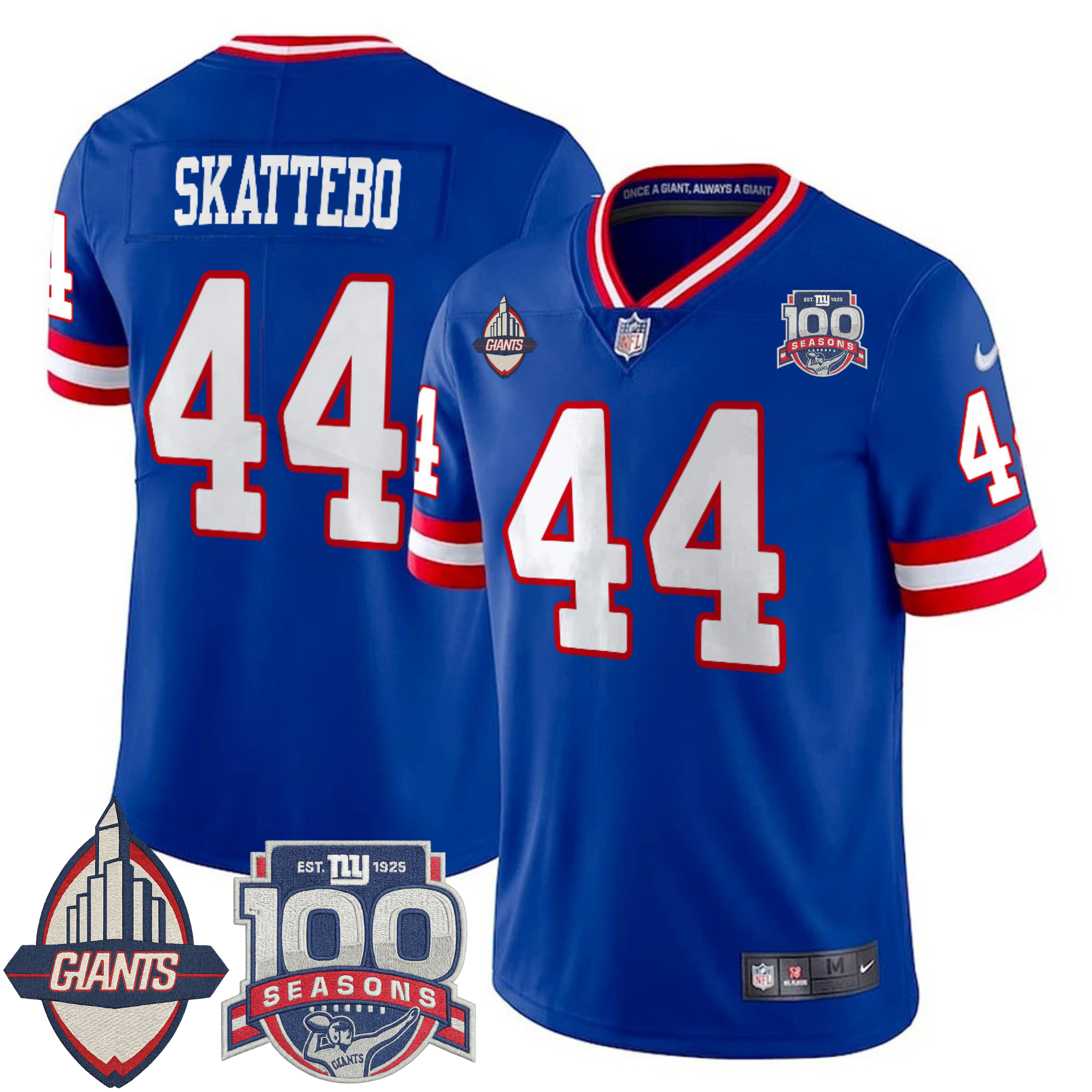 New York Giants Century Patch Commemorative Vapor Jersey – All Stitched | NFL Jersey New York Giants Century Patch Commemorative Vapor Jersey – All Stitched | NFL Jersey