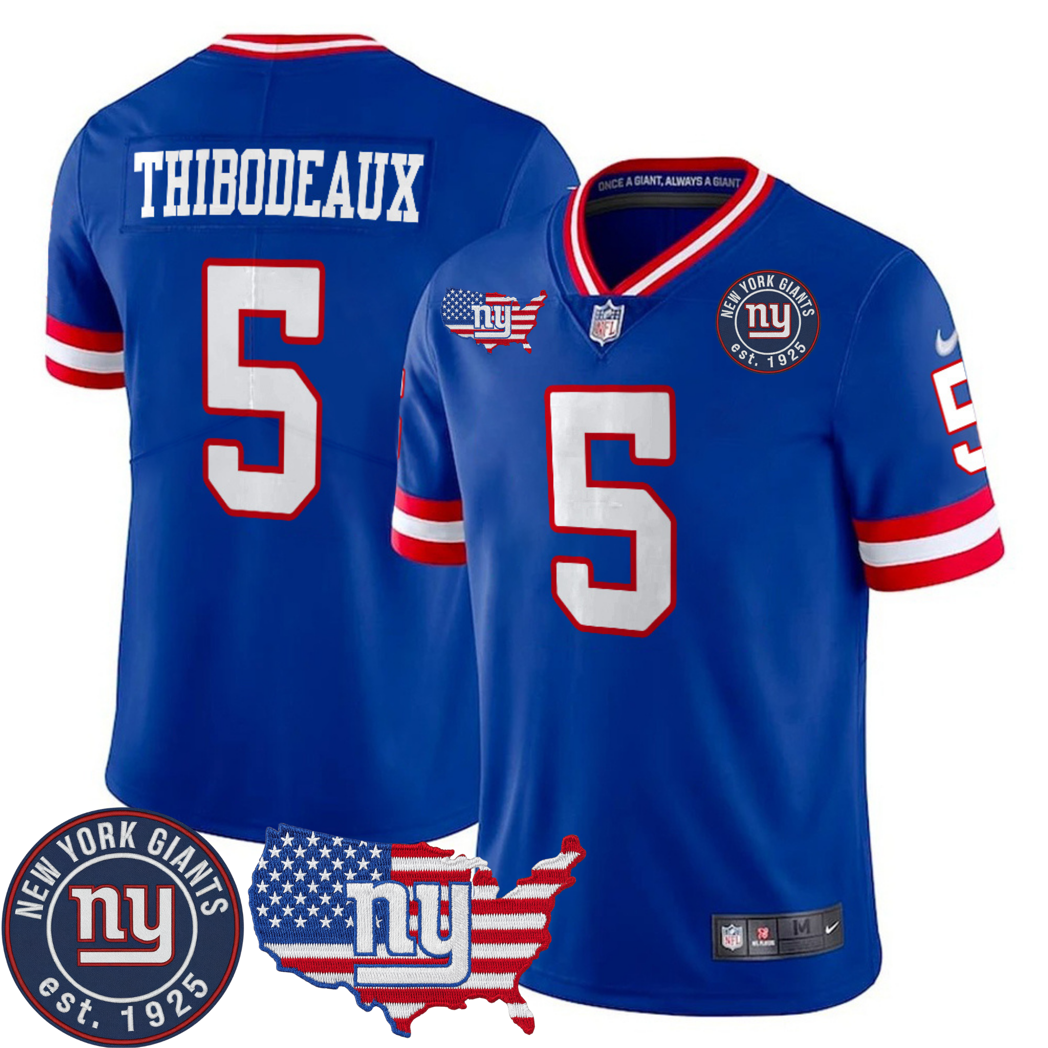 New York Giants Patch Vapor Jersey – All Stitched | NFL Jersey New York Giants Patch Vapor Jersey – All Stitched | NFL Jersey