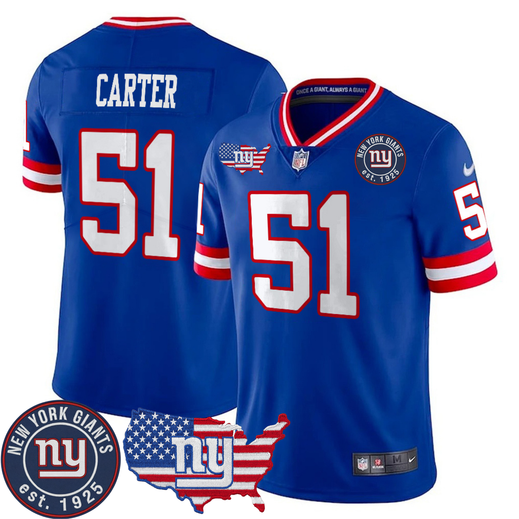 New York Giants Patch Vapor Jersey – All Stitched | NFL Jersey New York Giants Patch Vapor Jersey – All Stitched | NFL Jersey