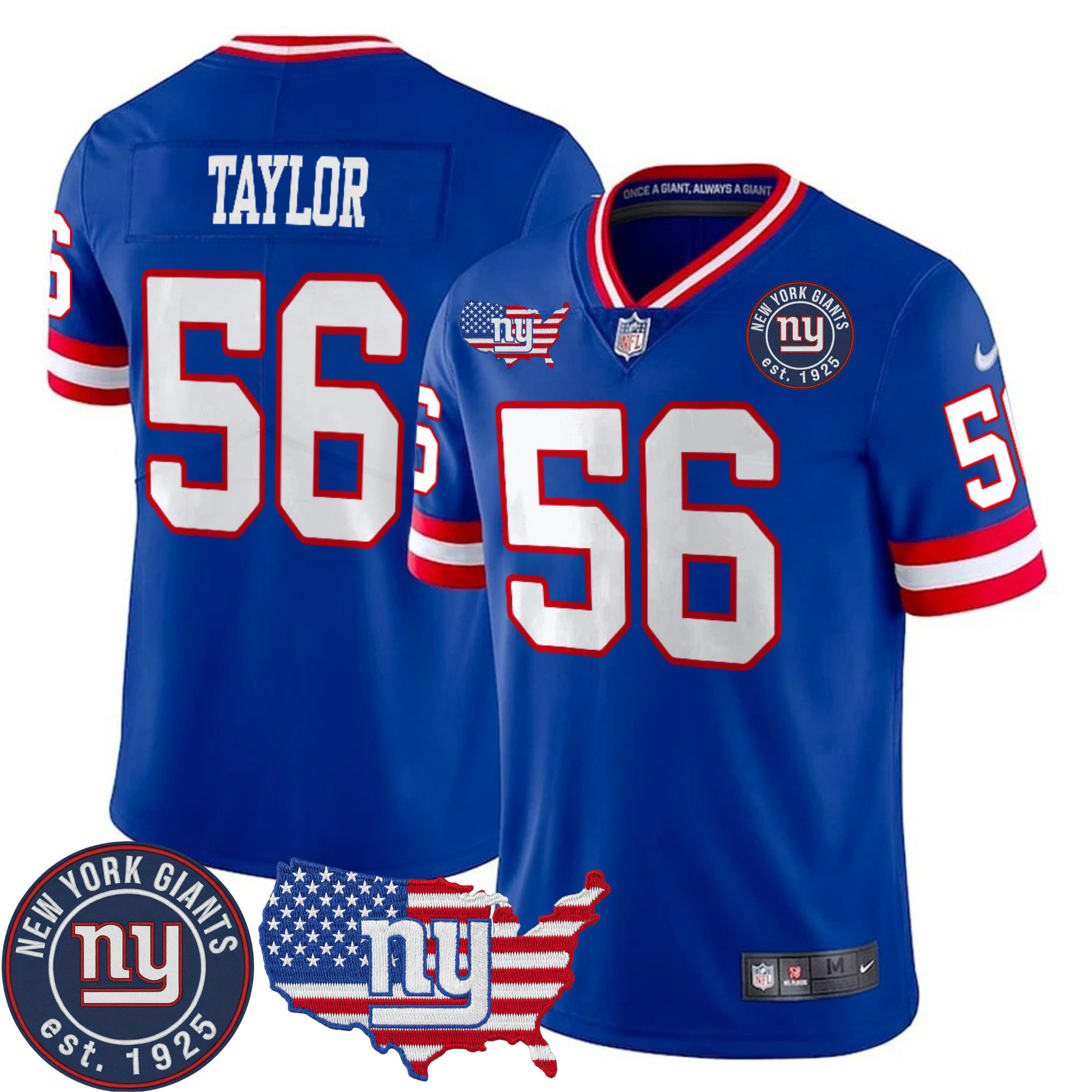 New York Giants Patch Vapor Jersey – All Stitched | NFL Jersey New York Giants Patch Vapor Jersey – All Stitched | NFL Jersey