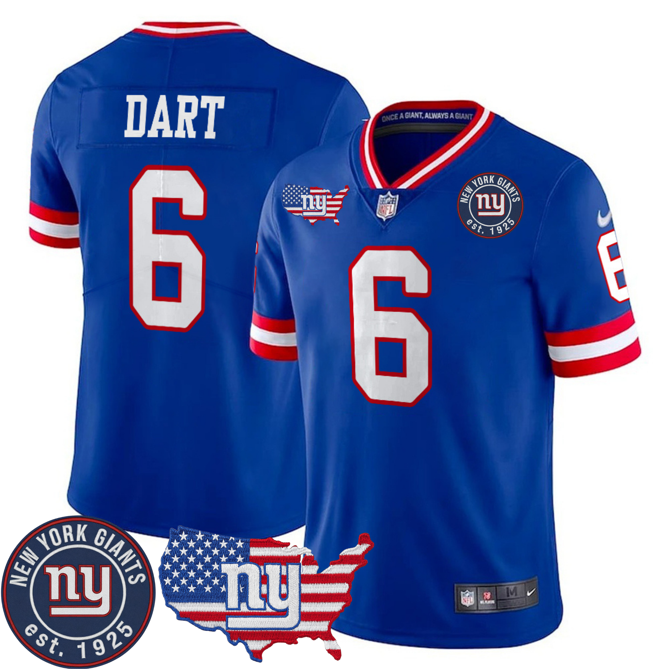 New York Giants Patch Vapor Jersey – All Stitched | NFL Jersey New York Giants Patch Vapor Jersey – All Stitched | NFL Jersey