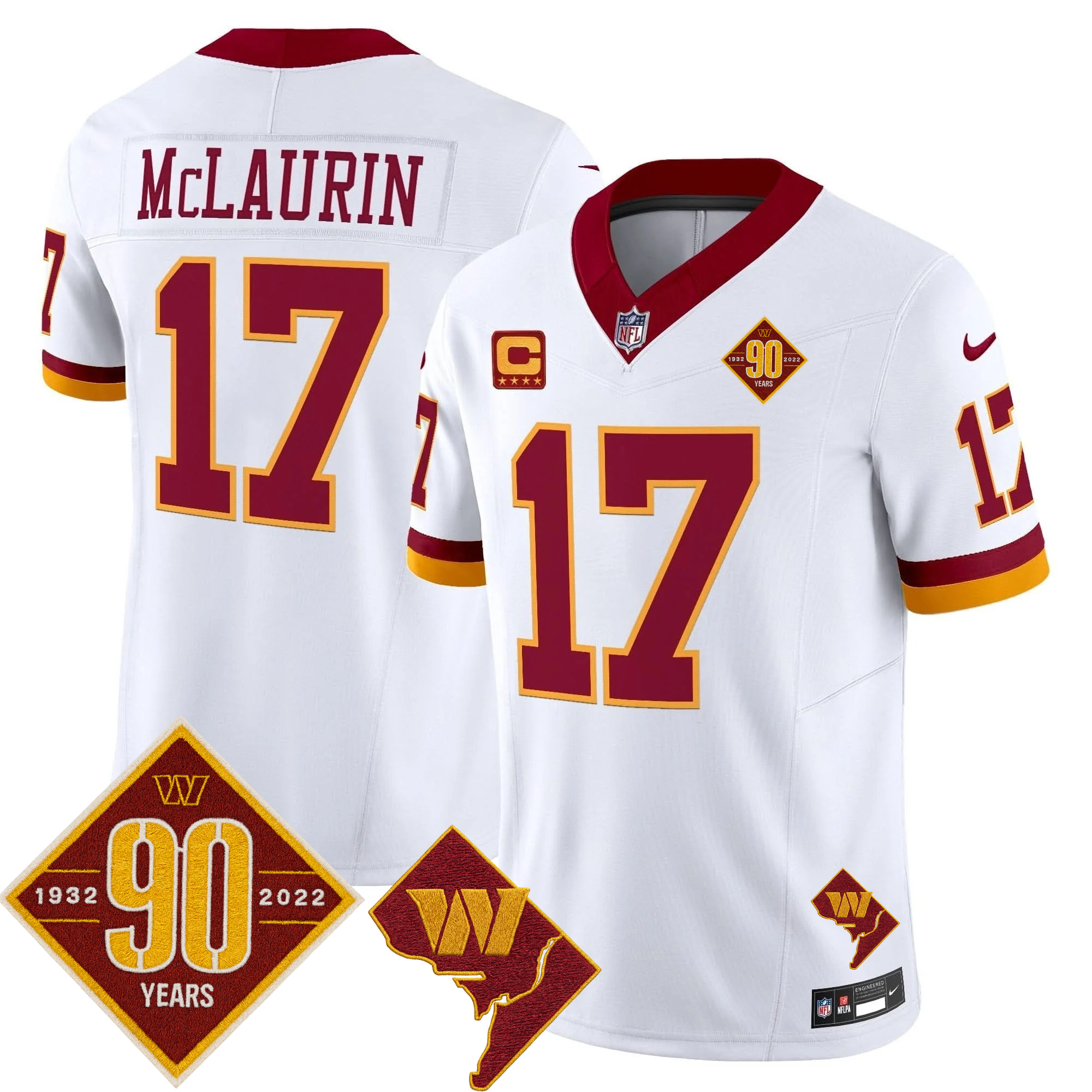 Washington Commanders Throwback Vapor Limited Jersey - All Stitched - Limited Jersey | NFL Jersey Washington Commanders Throwback Vapor Limited Jersey - All Stitched - Limited Jersey | NFL Jersey