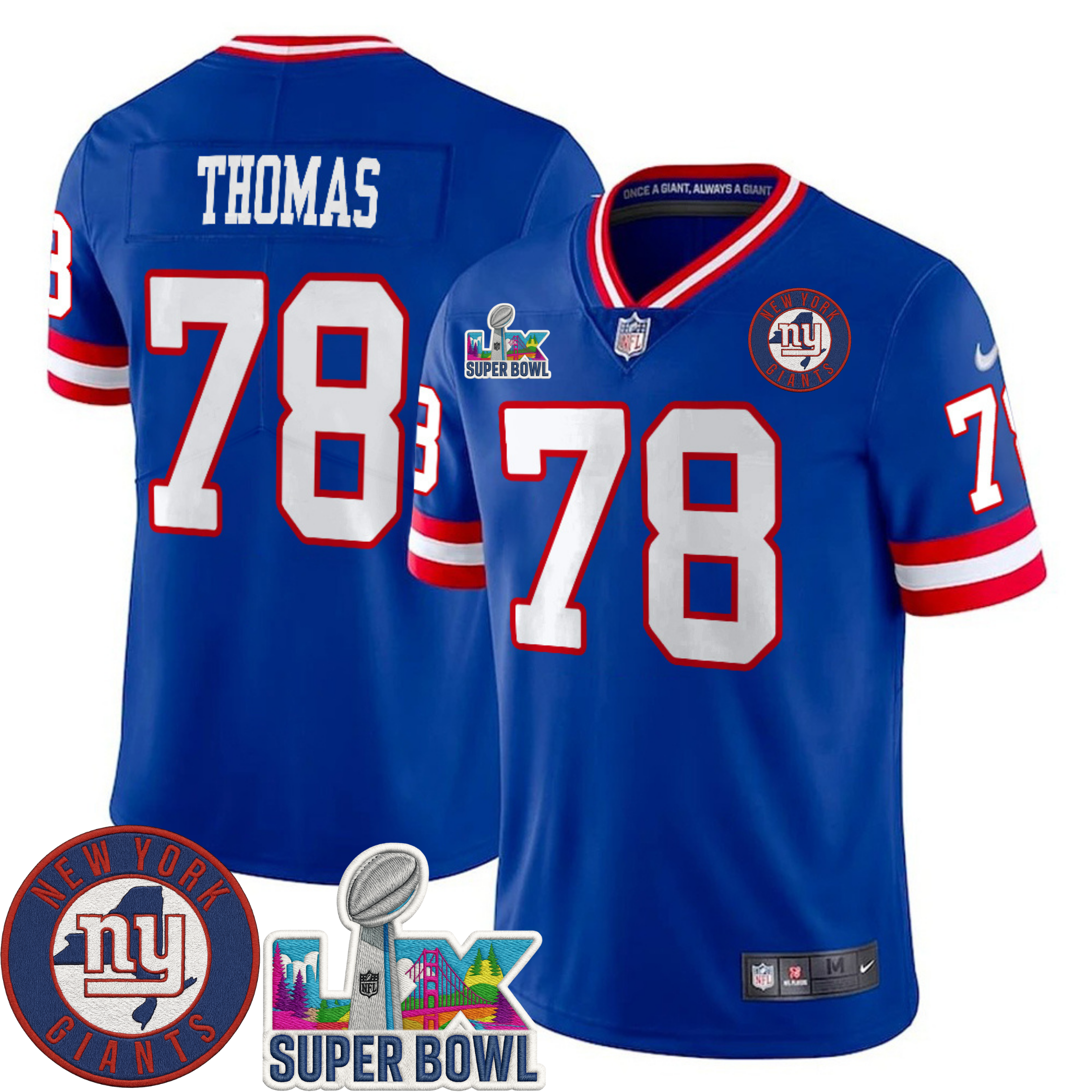 New York Giants NYG LIX Super Bowl Patch Vapor Jersey – All Stitched | NFL Jersey New York Giants NYG LIX Super Bowl Patch Vapor Jersey – All Stitched | NFL Jersey