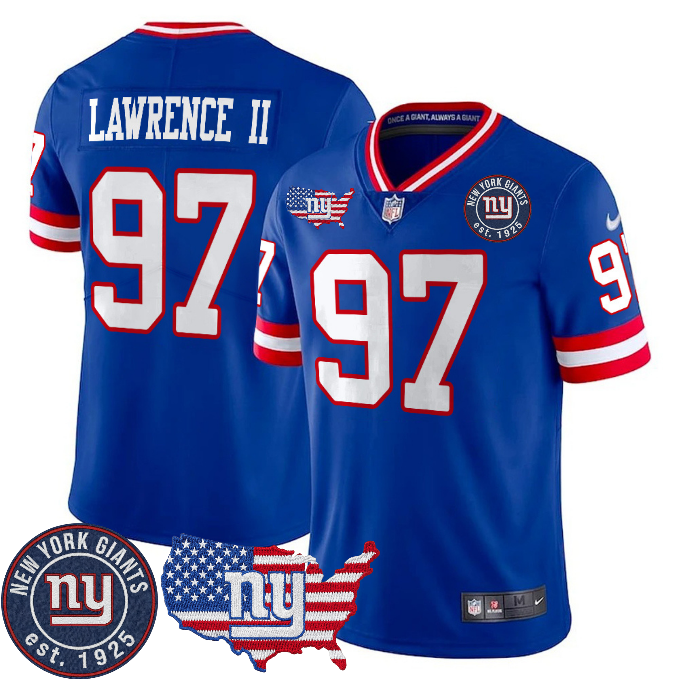 New York Giants Patch Vapor Jersey – All Stitched | NFL Jersey New York Giants Patch Vapor Jersey – All Stitched | NFL Jersey