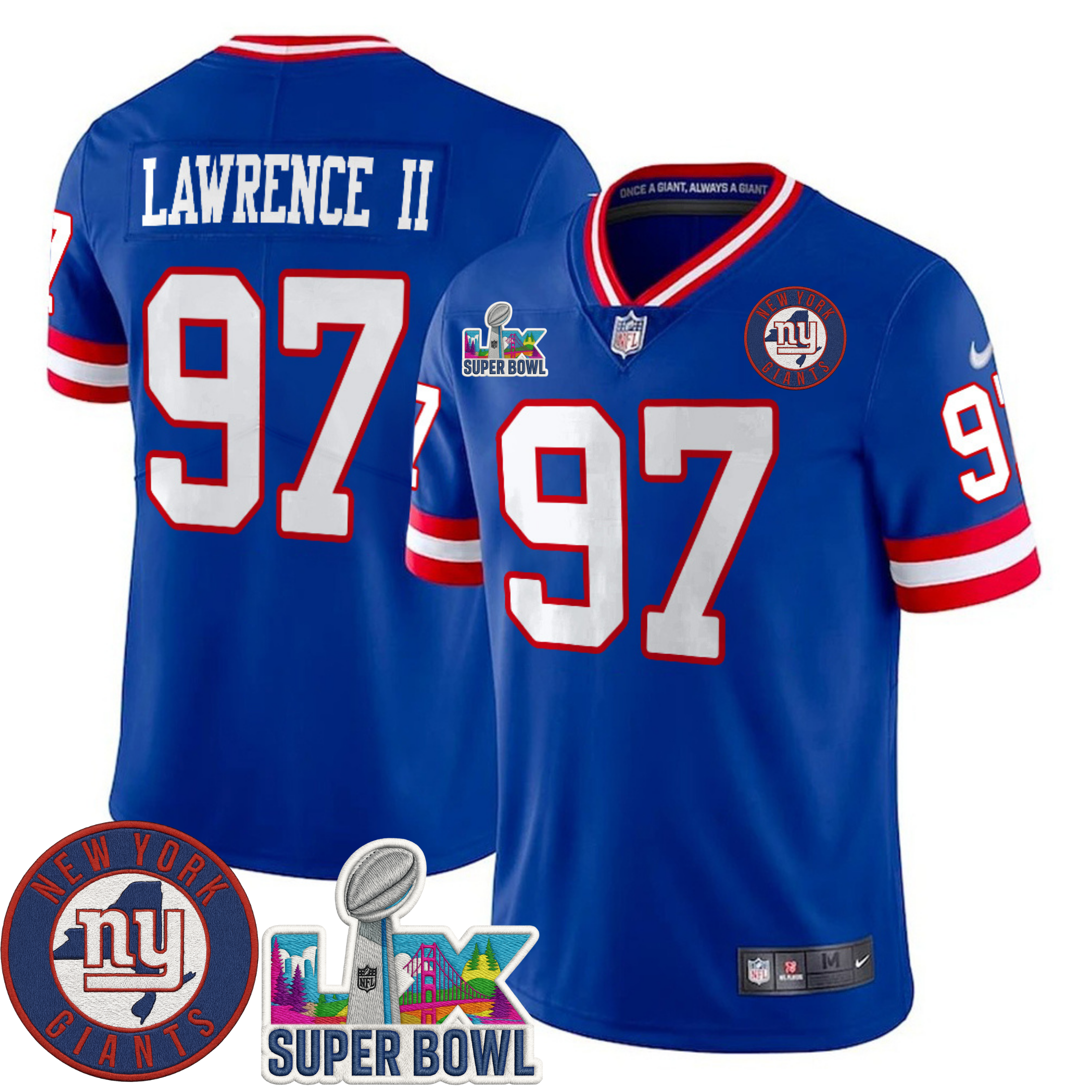 New York Giants NYG LIX Super Bowl Patch Vapor Jersey – All Stitched | NFL Jersey New York Giants NYG LIX Super Bowl Patch Vapor Jersey – All Stitched | NFL Jersey