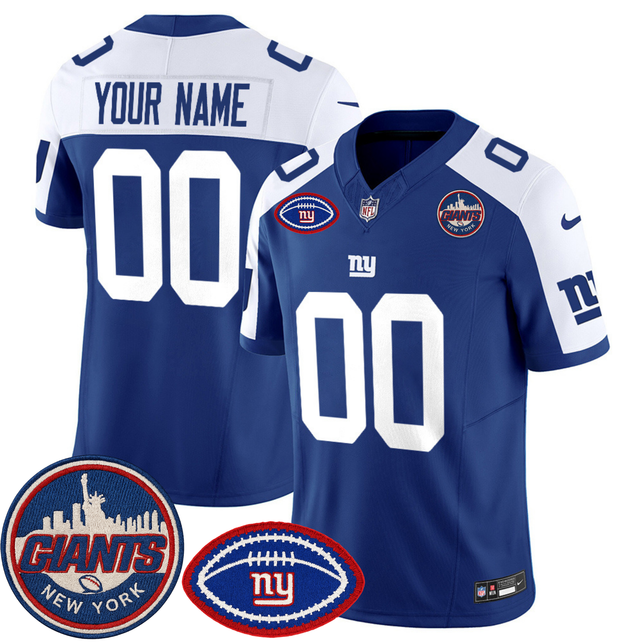 New York Giants NY Patch Commemorative Custom Vapor Jersey – All Stitched | NFL Jersey New York Giants NY Patch Commemorative Custom Vapor Jersey – All Stitched | NFL Jersey