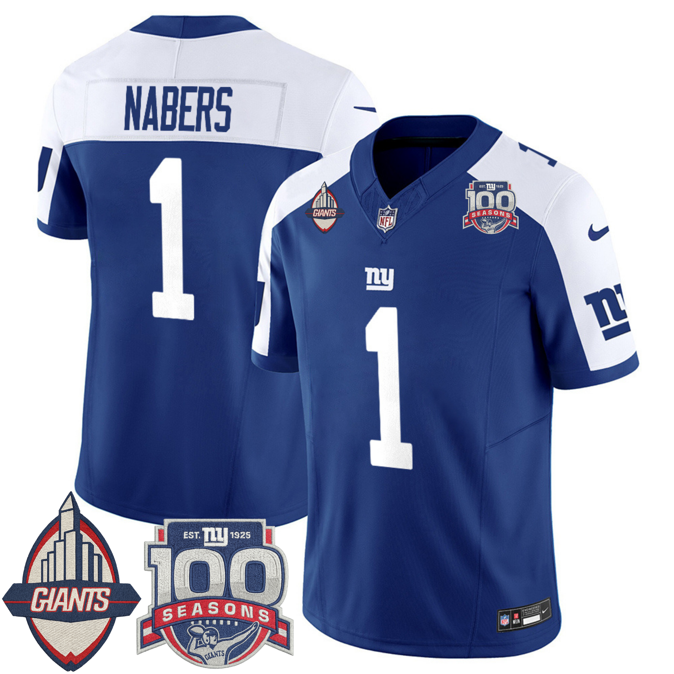New York Giants Century Patch Commemorative Vapor Jersey – All Stitched | NFL Jersey New York Giants Century Patch Commemorative Vapor Jersey – All Stitched | NFL Jersey
