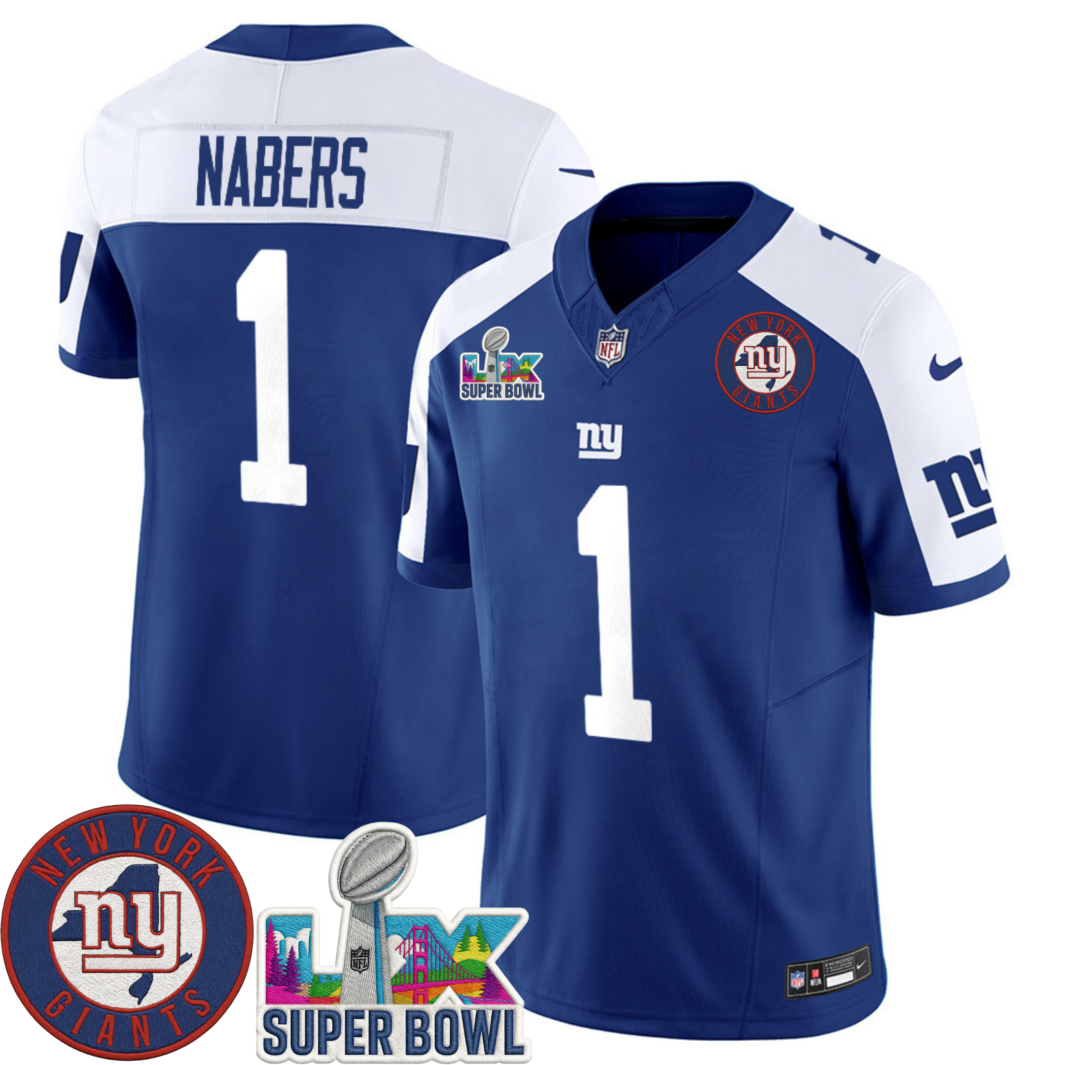 New York Giants NYG LIX Super Bowl Patch Vapor Jersey – All Stitched | NFL Jersey New York Giants NYG LIX Super Bowl Patch Vapor Jersey – All Stitched | NFL Jersey
