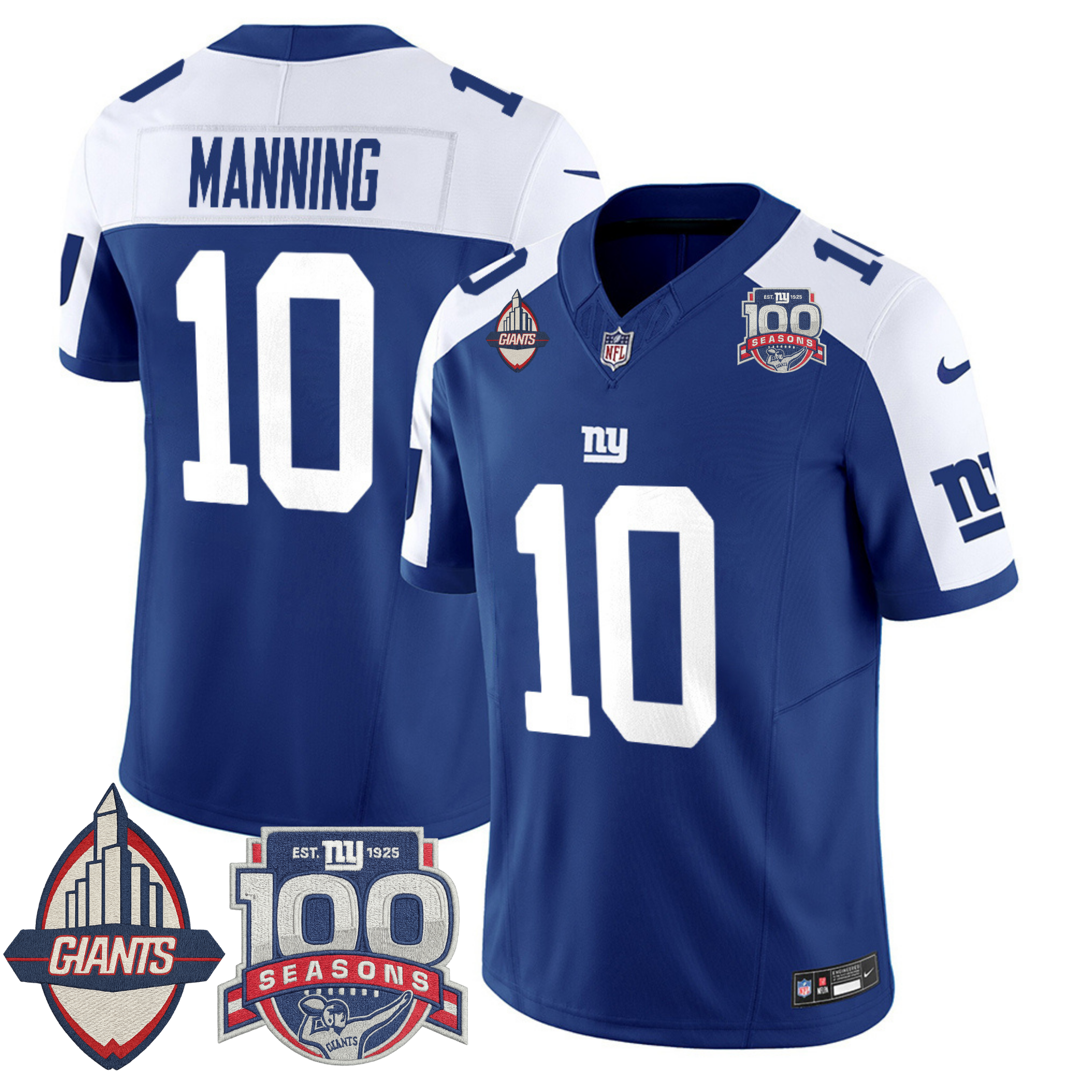 New York Giants Century Patch Commemorative Vapor Jersey – All Stitched | NFL Jersey New York Giants Century Patch Commemorative Vapor Jersey – All Stitched | NFL Jersey