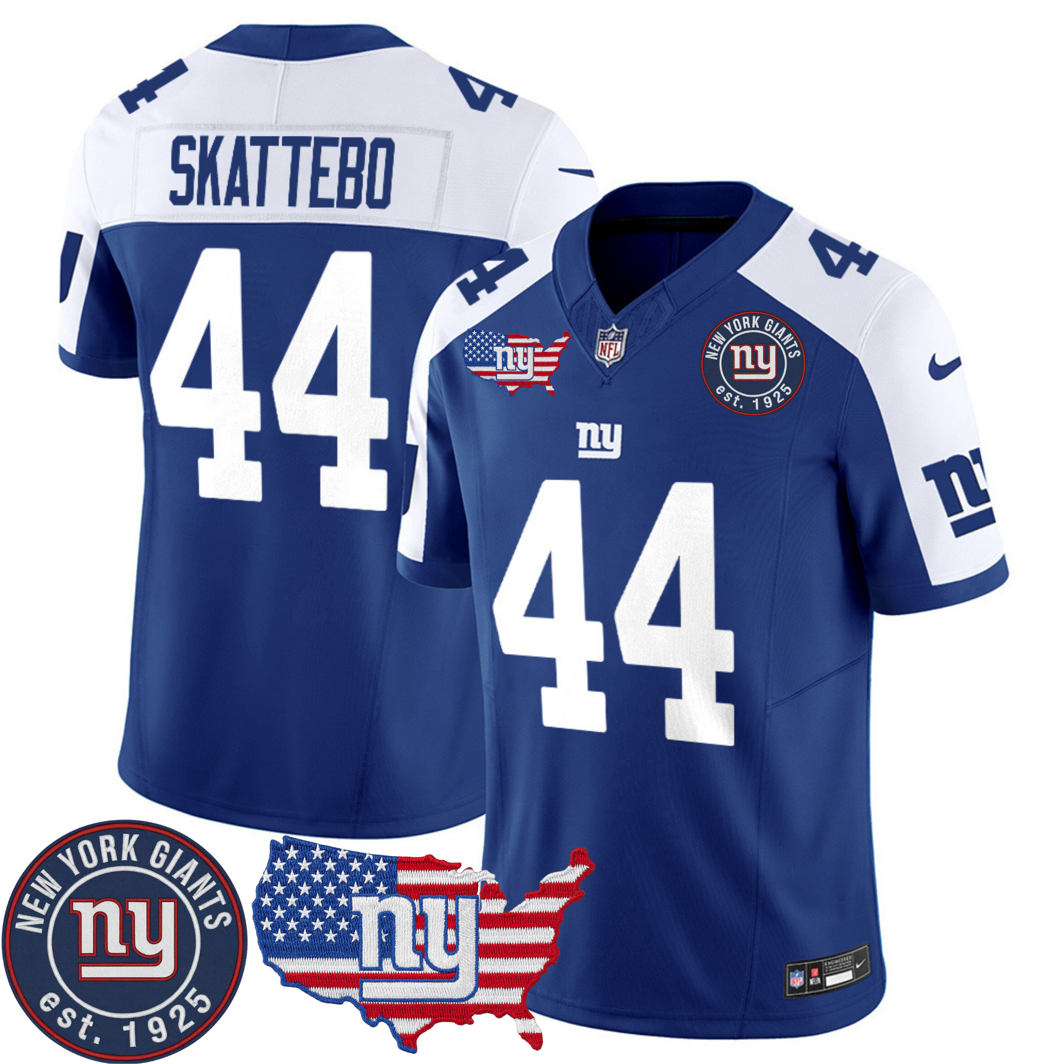 New York Giants Patch Vapor Jersey – All Stitched | NFL Jersey New York Giants Patch Vapor Jersey – All Stitched | NFL Jersey