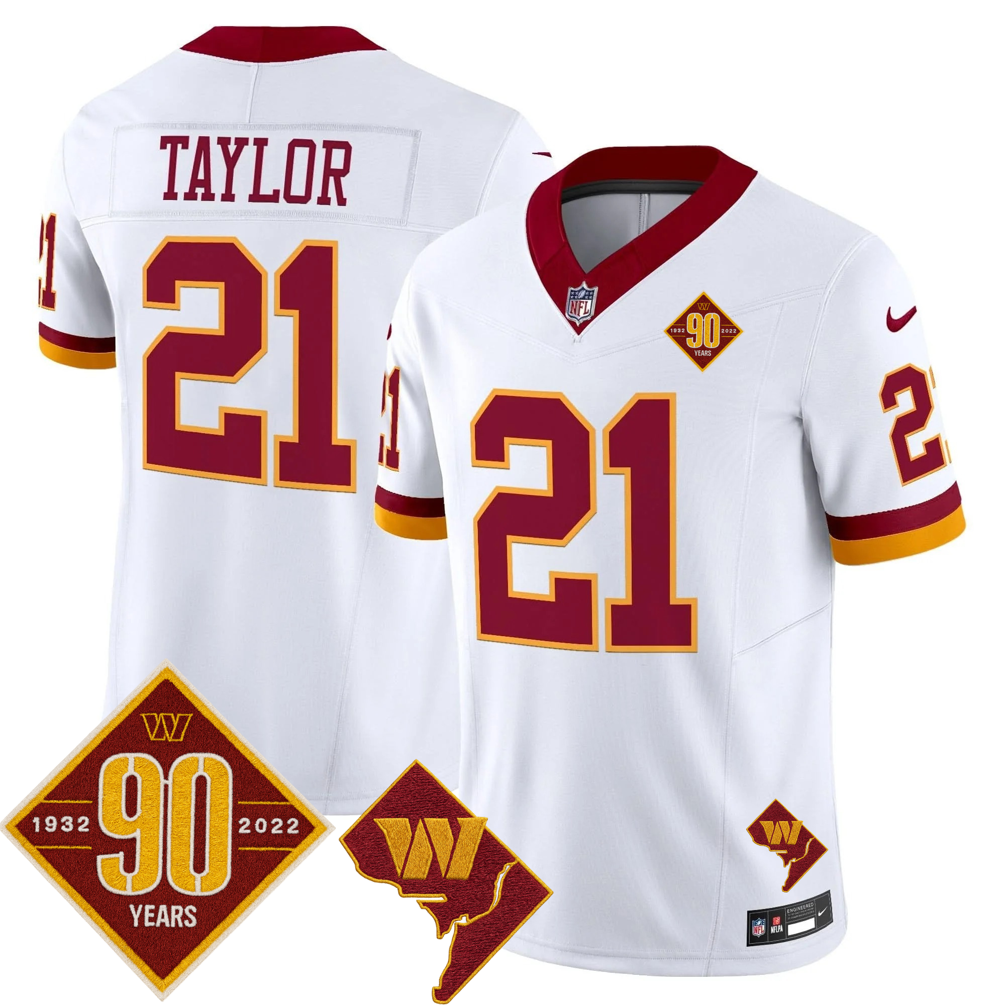 Washington Commanders Throwback Vapor Limited Jersey - All Stitched - Limited Jersey | NFL Jersey Washington Commanders Throwback Vapor Limited Jersey - All Stitched - Limited Jersey | NFL Jersey