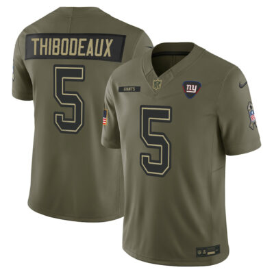 New York Giants Olive 2025 Salute to Service Limited Jersey - All Stitched - Limited Jersey | NFL Jersey