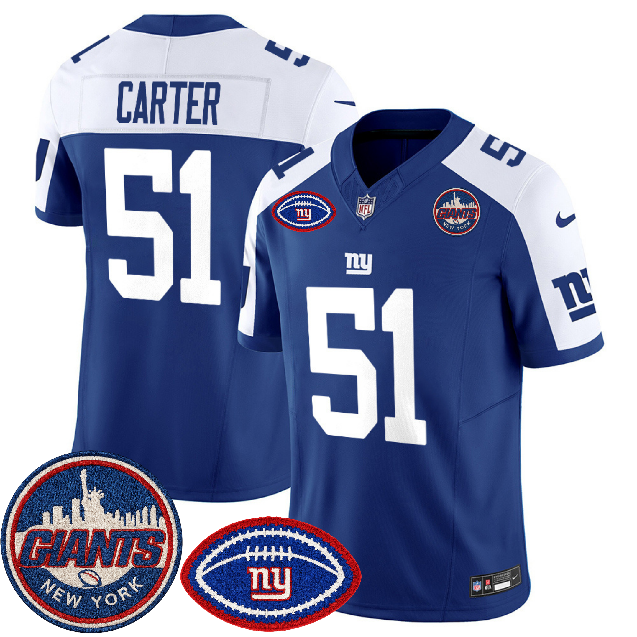 New York Giants NY Patch Commemorative Vapor Jersey – All Stitched | NFL Jersey New York Giants NY Patch Commemorative Vapor Jersey – All Stitched | NFL Jersey
