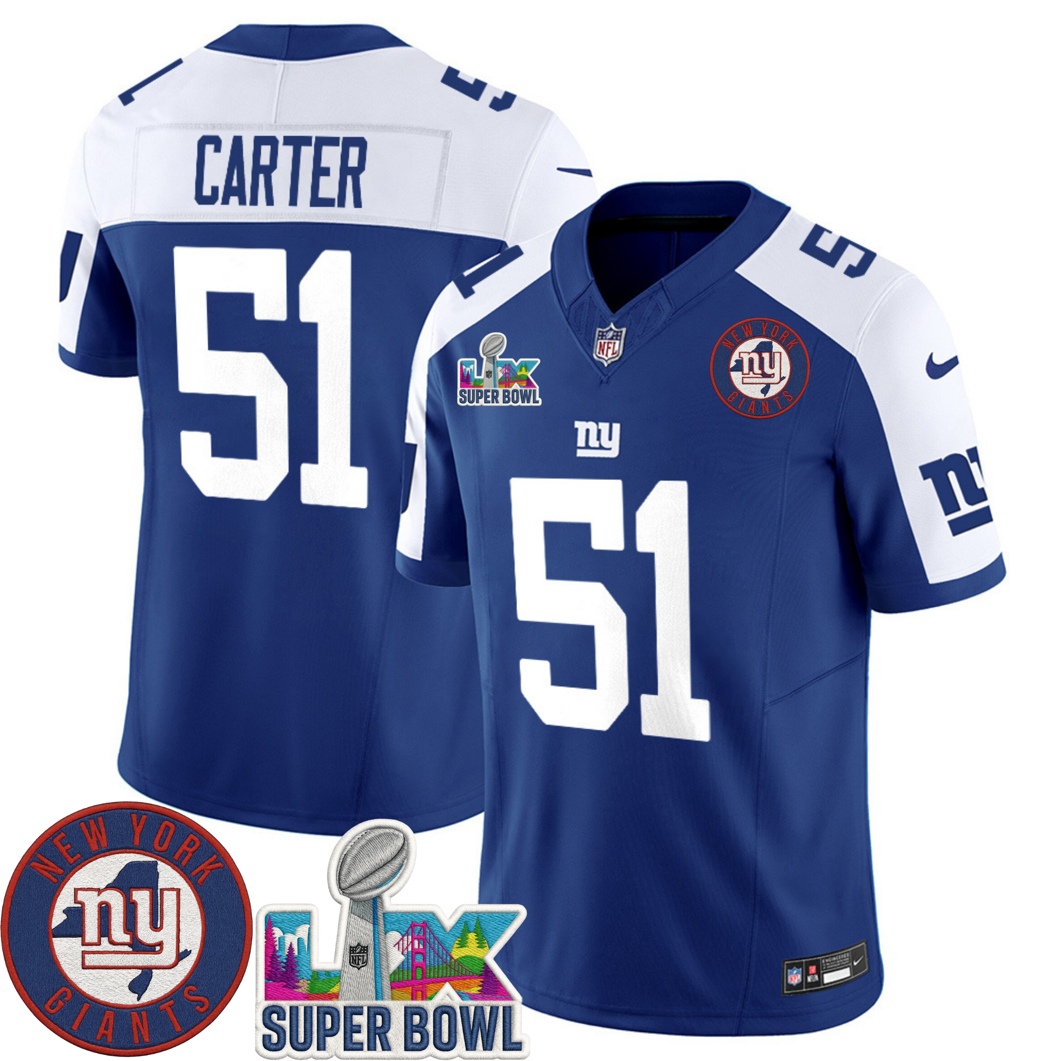 New York Giants NYG LIX Super Bowl Patch Vapor Jersey – All Stitched | NFL Jersey New York Giants NYG LIX Super Bowl Patch Vapor Jersey – All Stitched | NFL Jersey
