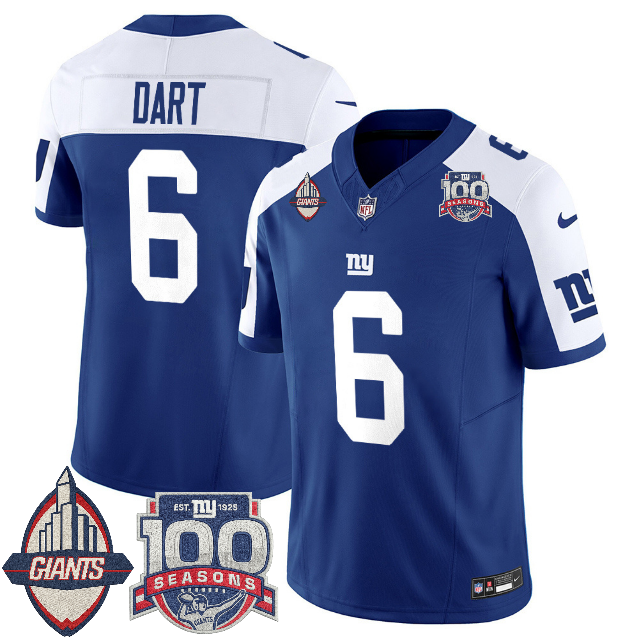 New York Giants Century Patch Commemorative Vapor Jersey – All Stitched | NFL Jersey New York Giants Century Patch Commemorative Vapor Jersey – All Stitched | NFL Jersey