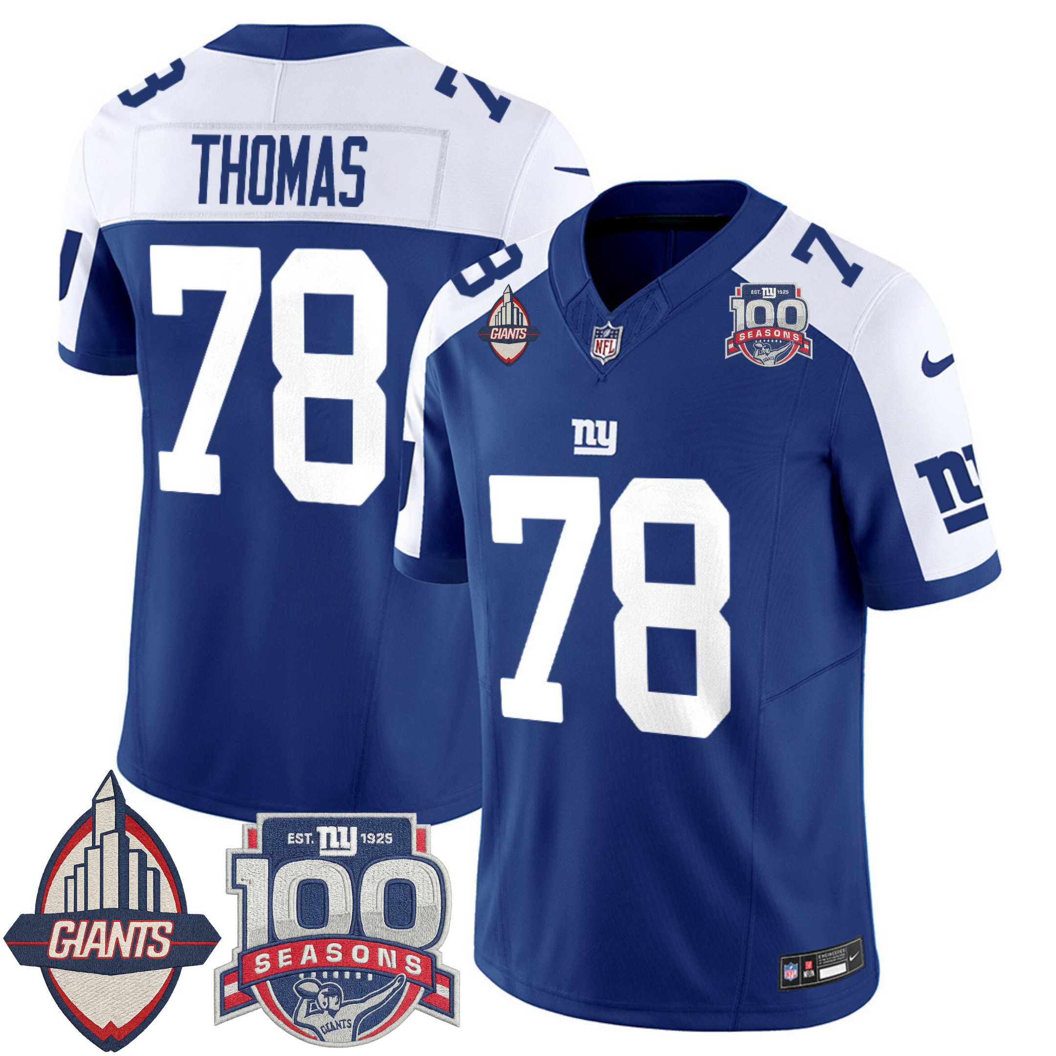 New York Giants Century Patch Commemorative Vapor Jersey – All Stitched | NFL Jersey New York Giants Century Patch Commemorative Vapor Jersey – All Stitched | NFL Jersey